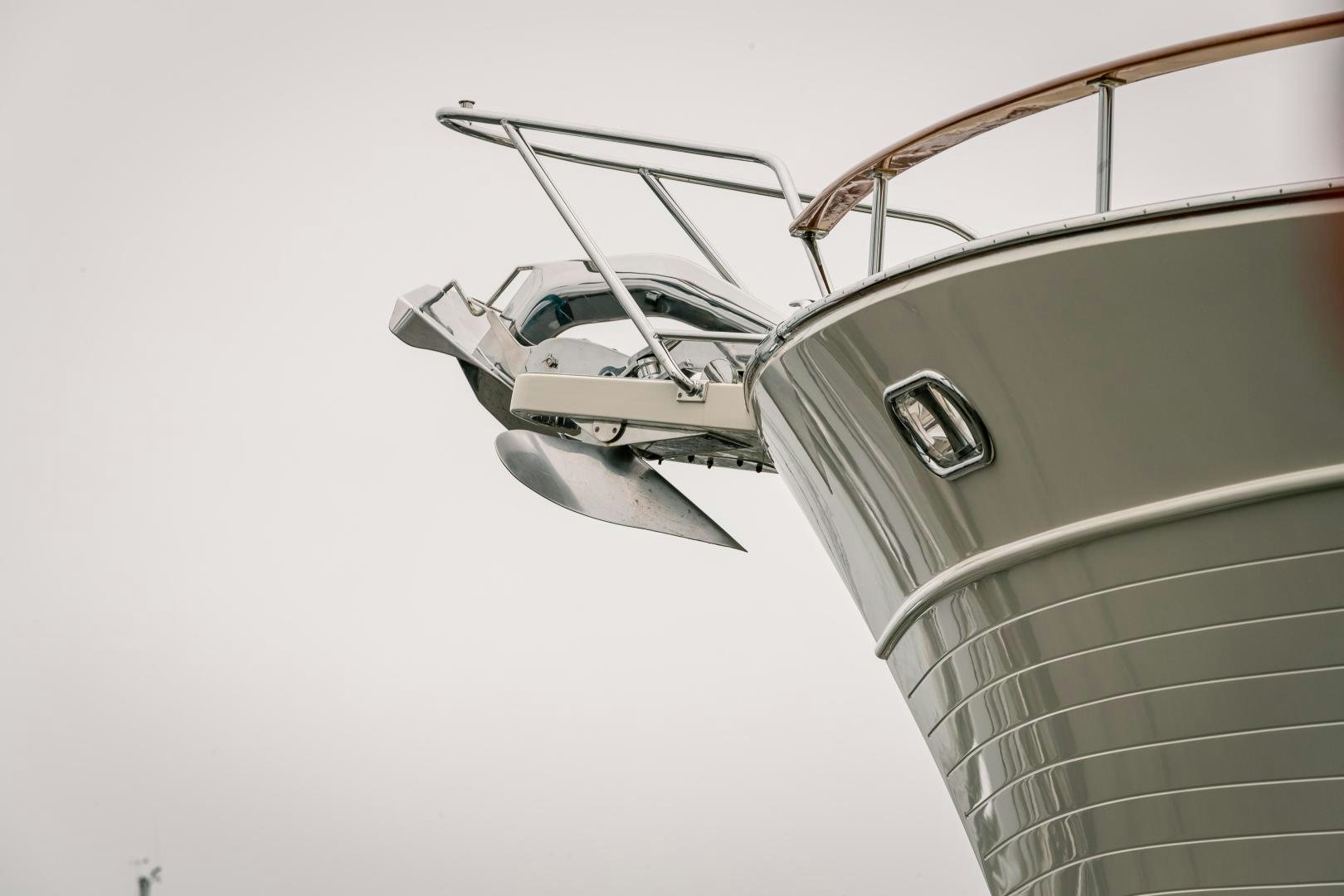 a helicopter flying in the sky aboard PRETTY LADY Yacht for Sale
