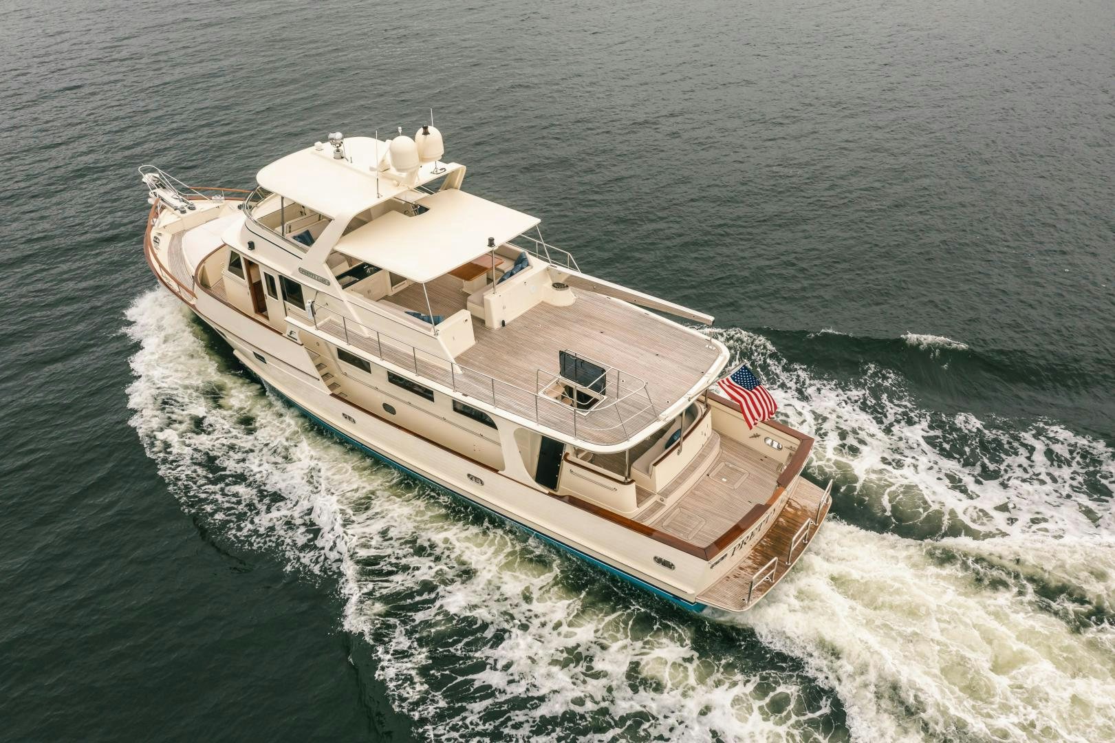 a ship on the water aboard PRETTY LADY Yacht for Sale