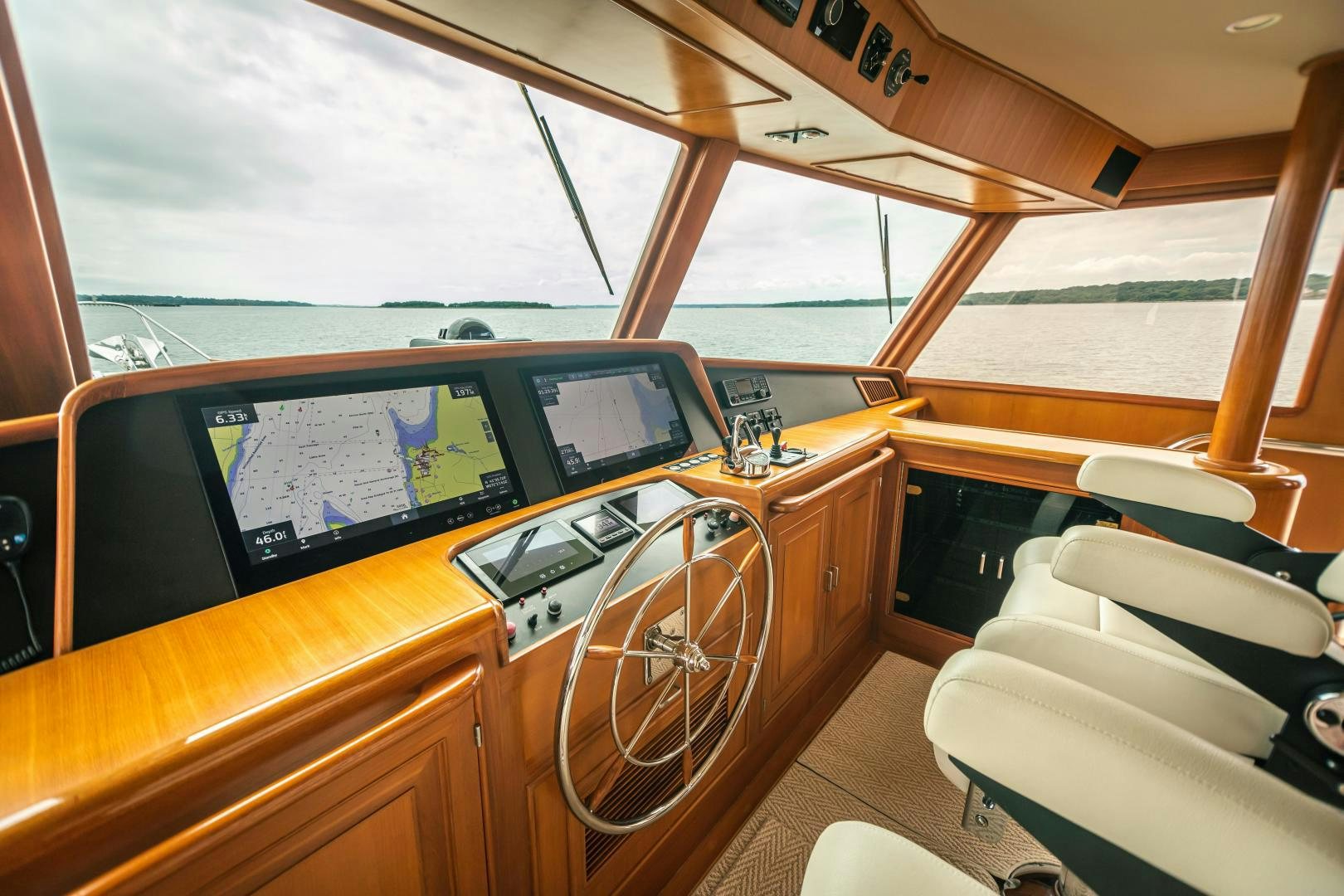 inside of a vehicle aboard PRETTY LADY Yacht for Sale