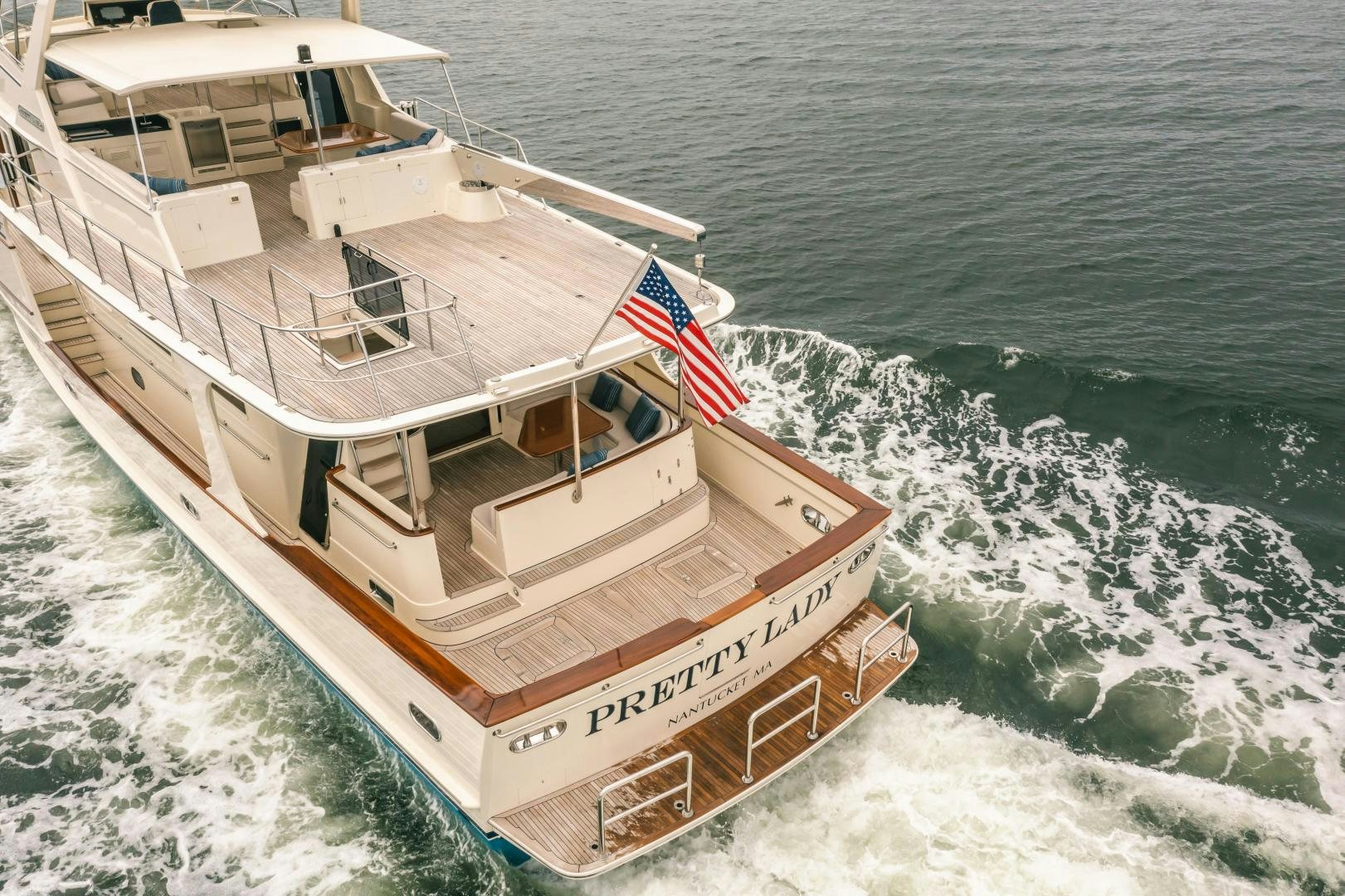 a boat on the water aboard PRETTY LADY Yacht for Sale