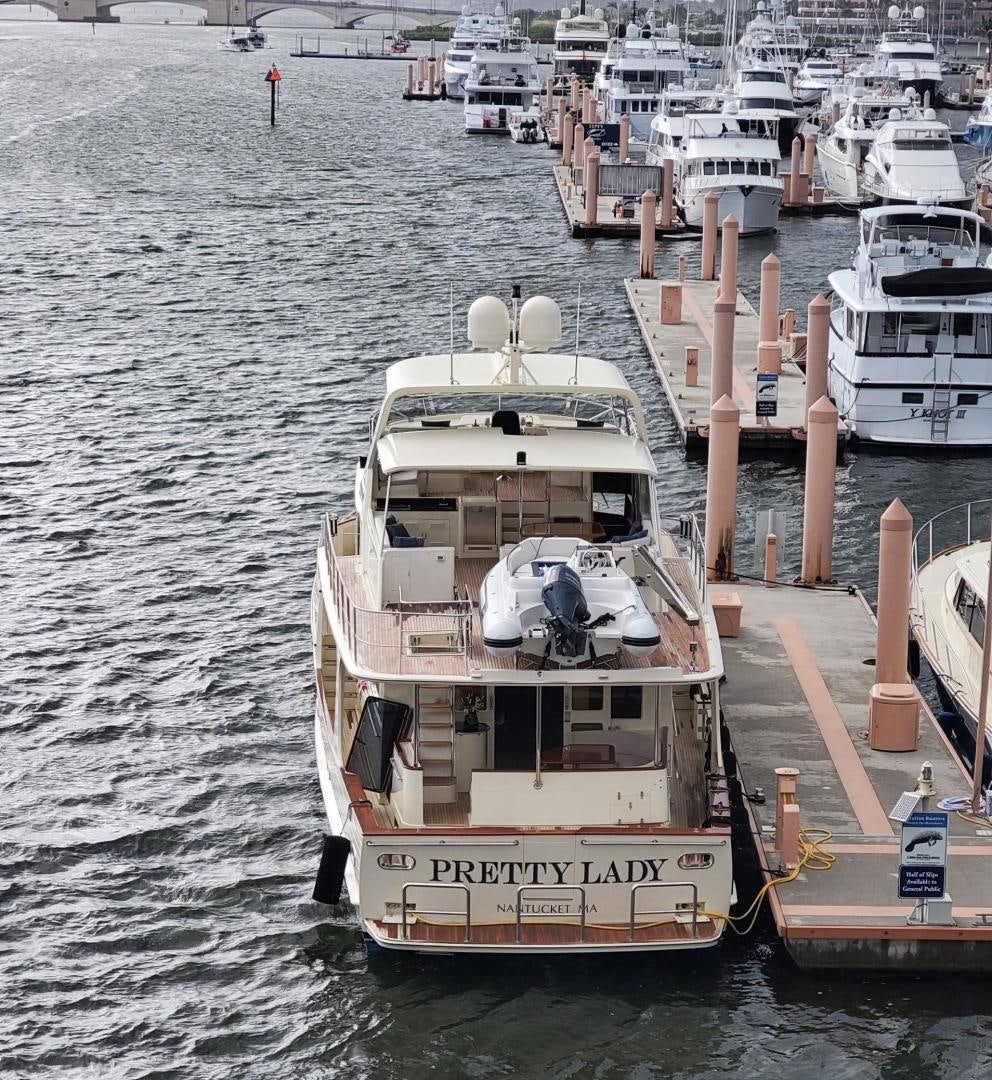 a boat in the water aboard PRETTY LADY Yacht for Sale