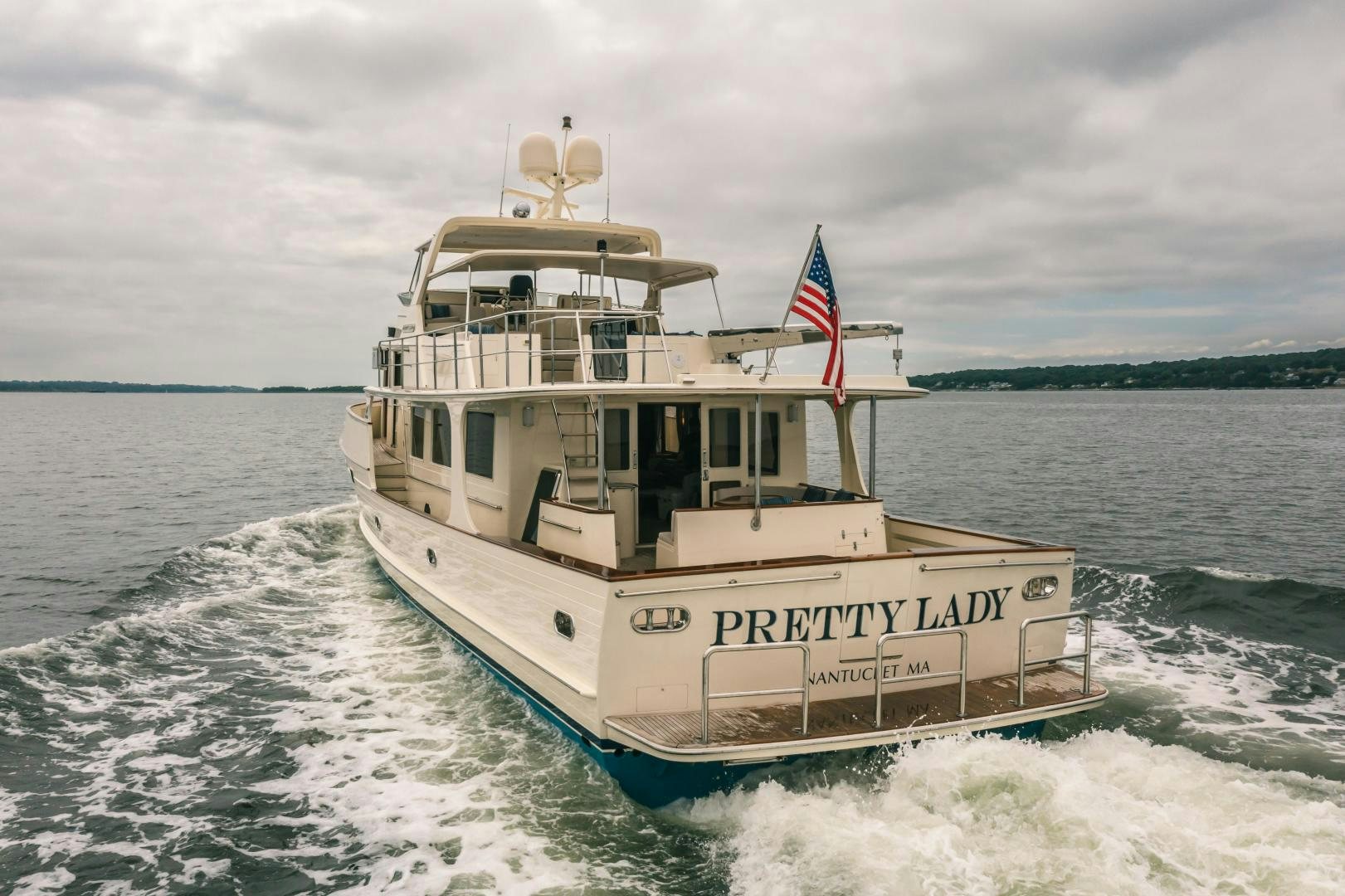 a boat on the water aboard PRETTY LADY Yacht for Sale