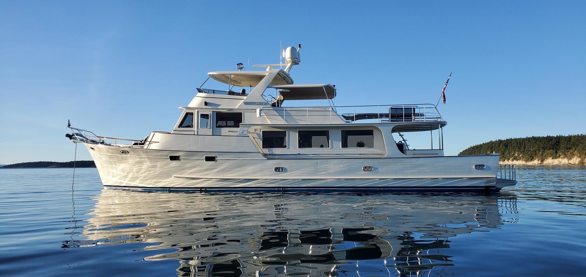 a boat on the water aboard PRETTY LADY Yacht for Sale