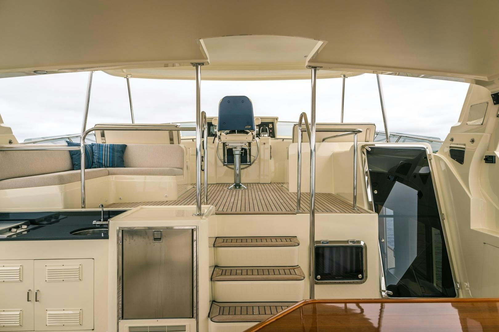 inside of a vehicle aboard PRETTY LADY Yacht for Sale