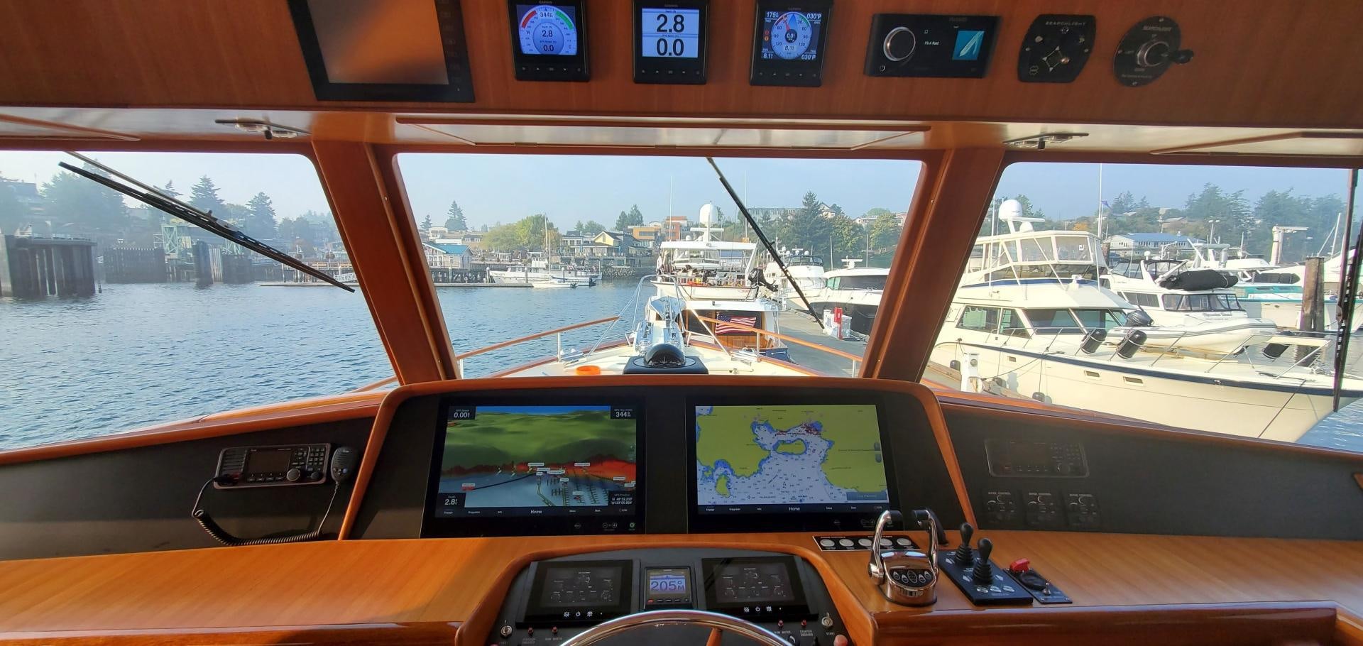 inside of a vehicle aboard PRETTY LADY Yacht for Sale
