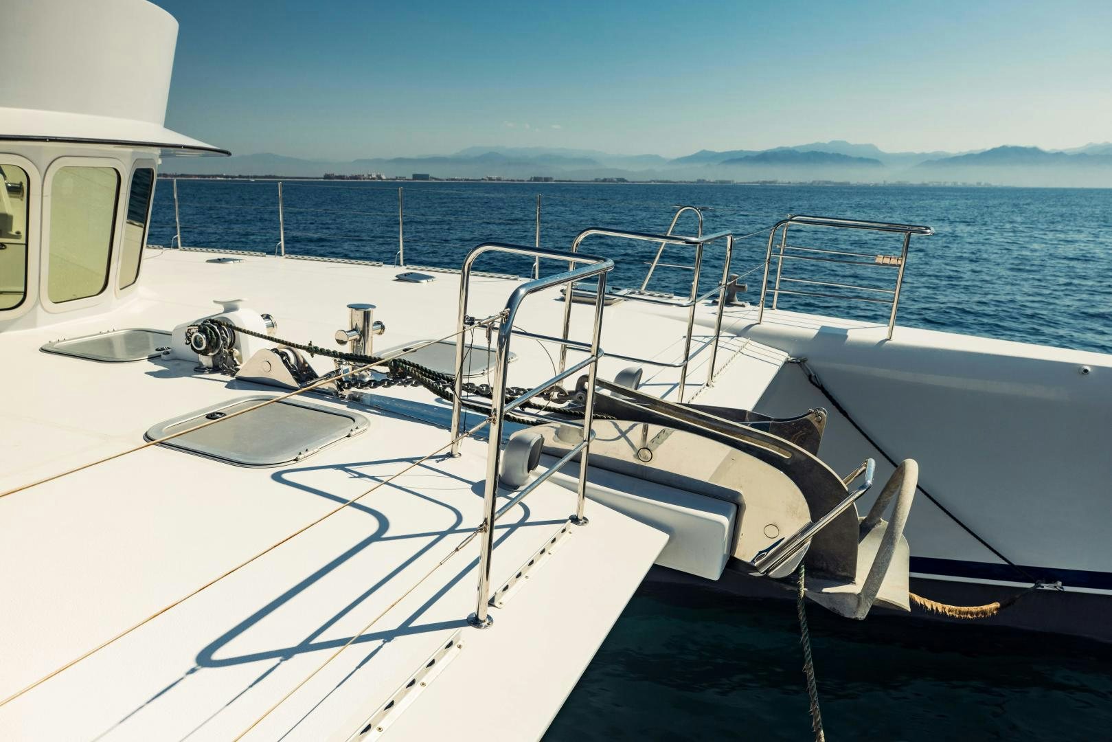 a boat on the water aboard IETA Yacht for Sale