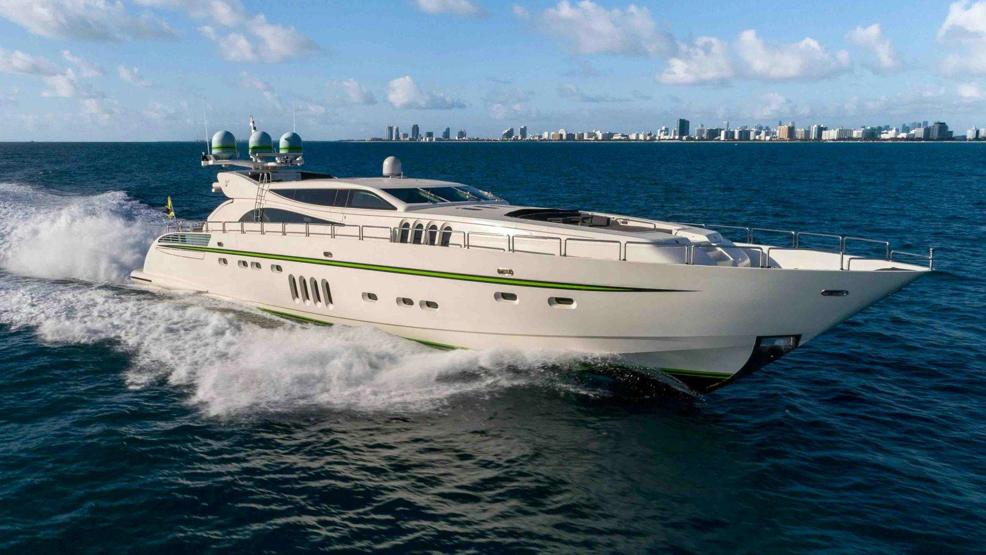 a boat on the water aboard ENCORE Yacht for Sale