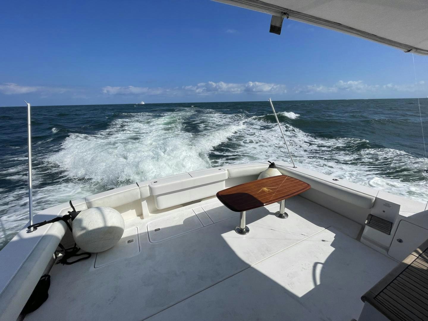a boat on the water aboard ONIX Yacht for Sale
