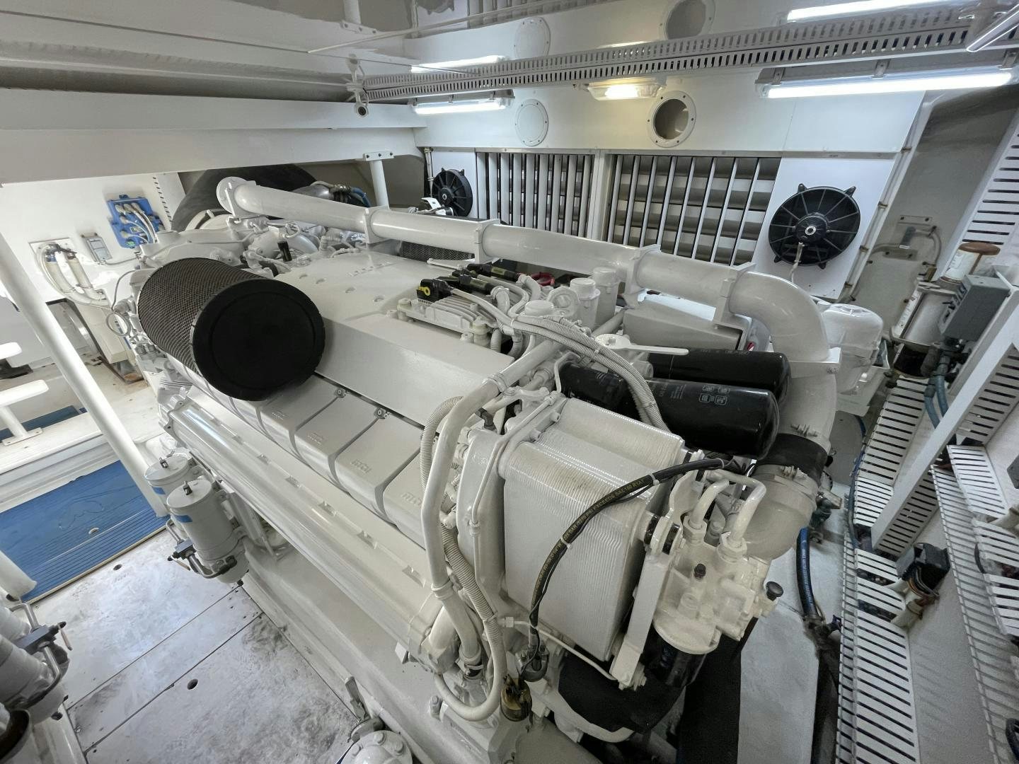 a large room with a large machine aboard ONIX Yacht for Sale