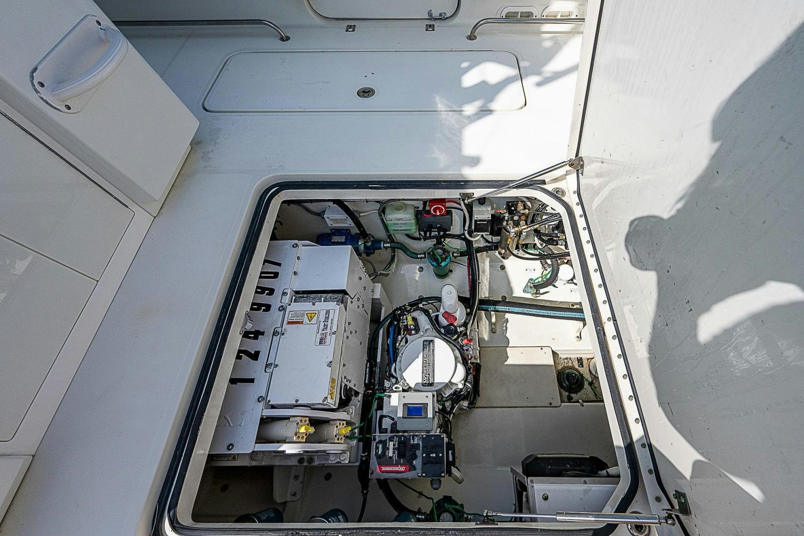 the inside of a plane aboard S3XY Yacht for Sale