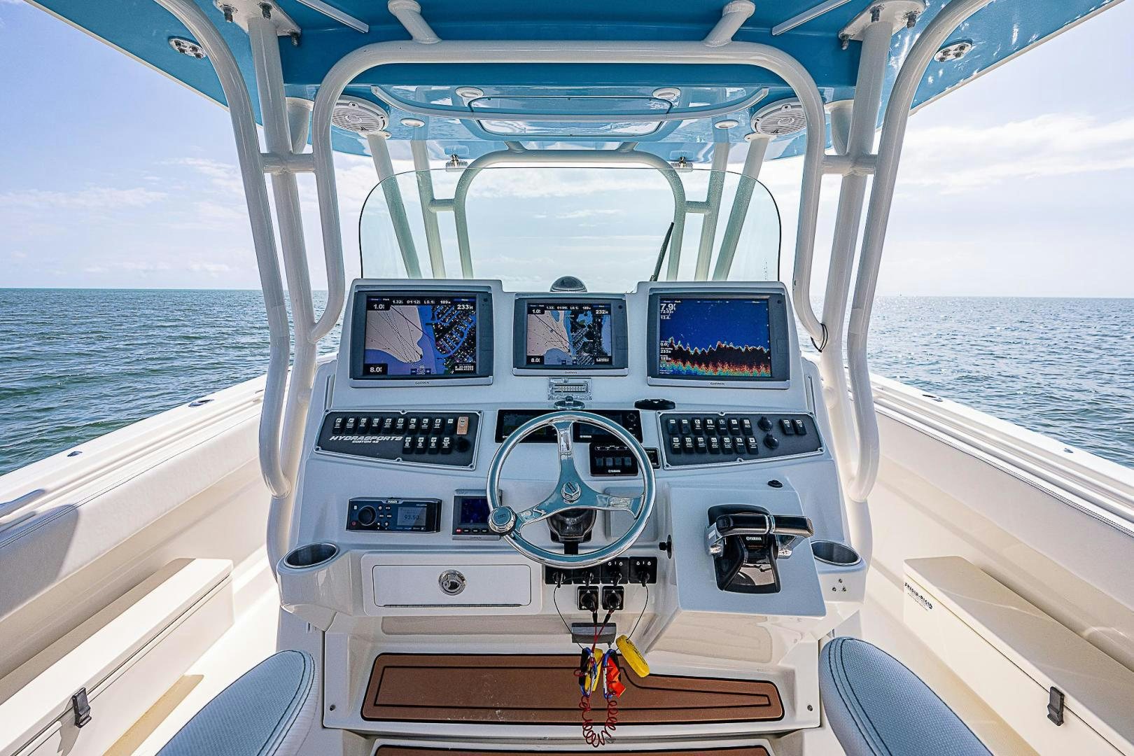 the inside of a boat aboard S3XY Yacht for Sale