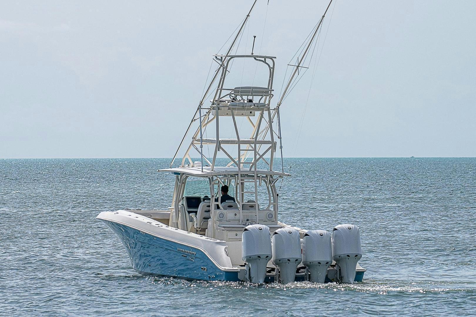 a large white boat in the water aboard S3XY Yacht for Sale