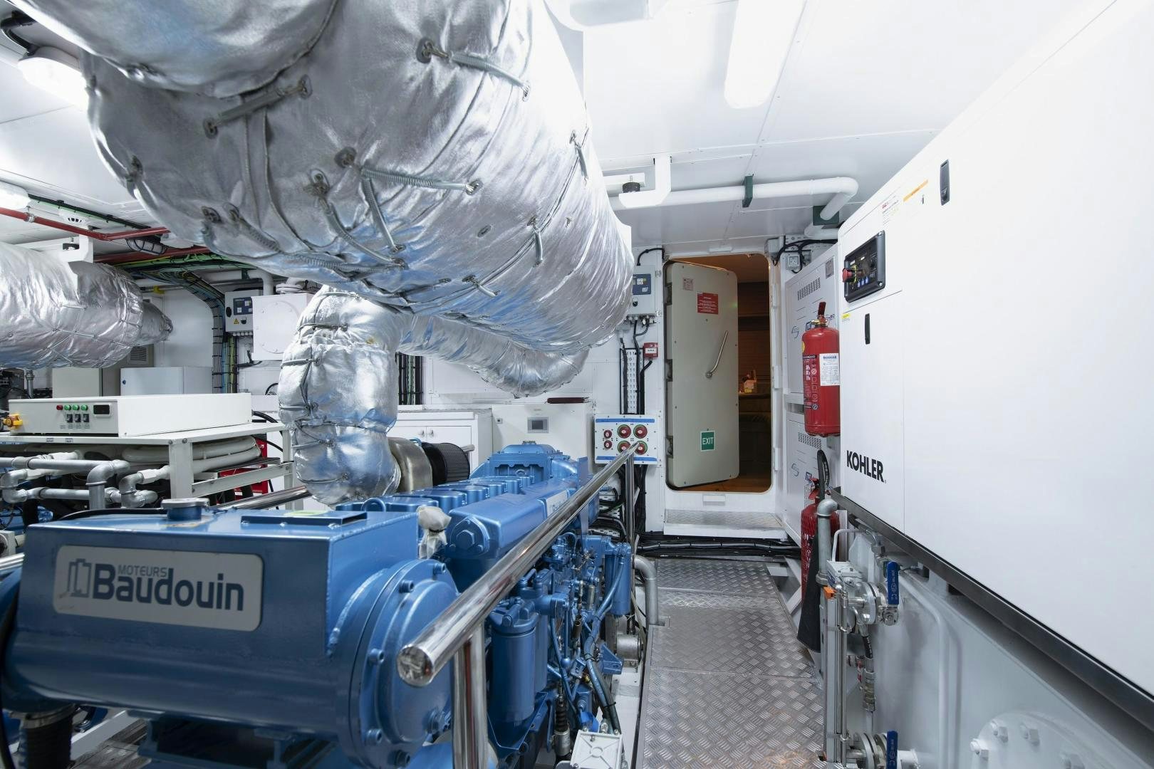 a close-up of a machine aboard MITI ONE Yacht for Sale