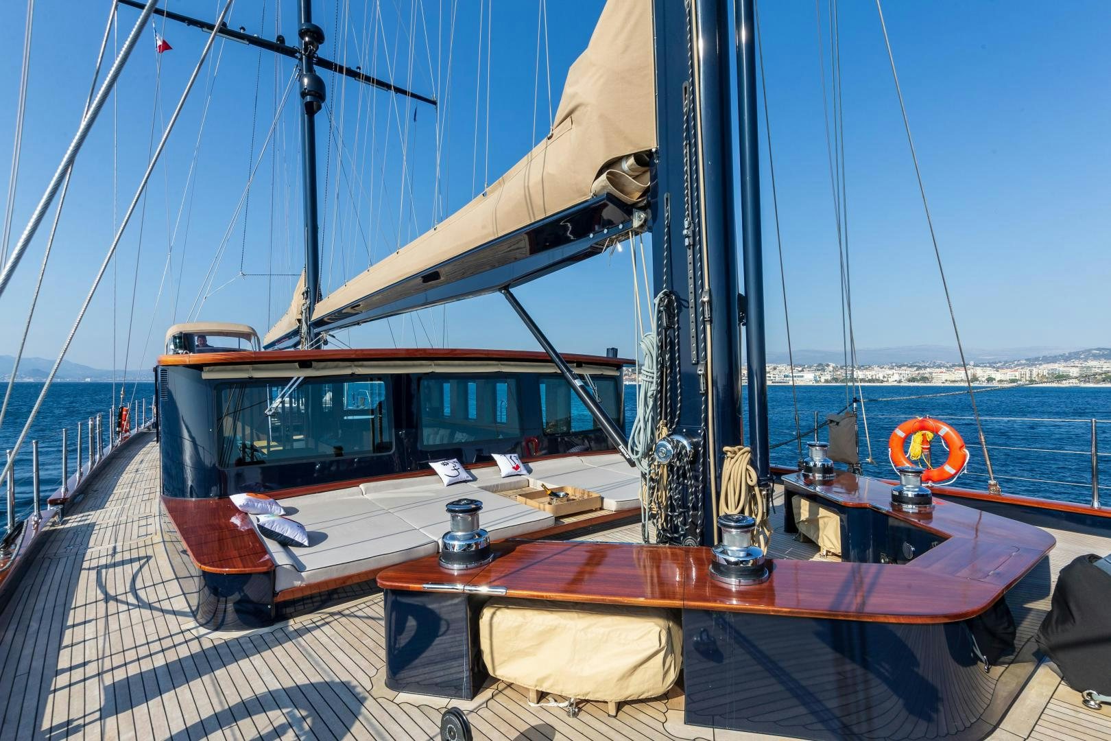 a boat on the water aboard MITI ONE Yacht for Sale