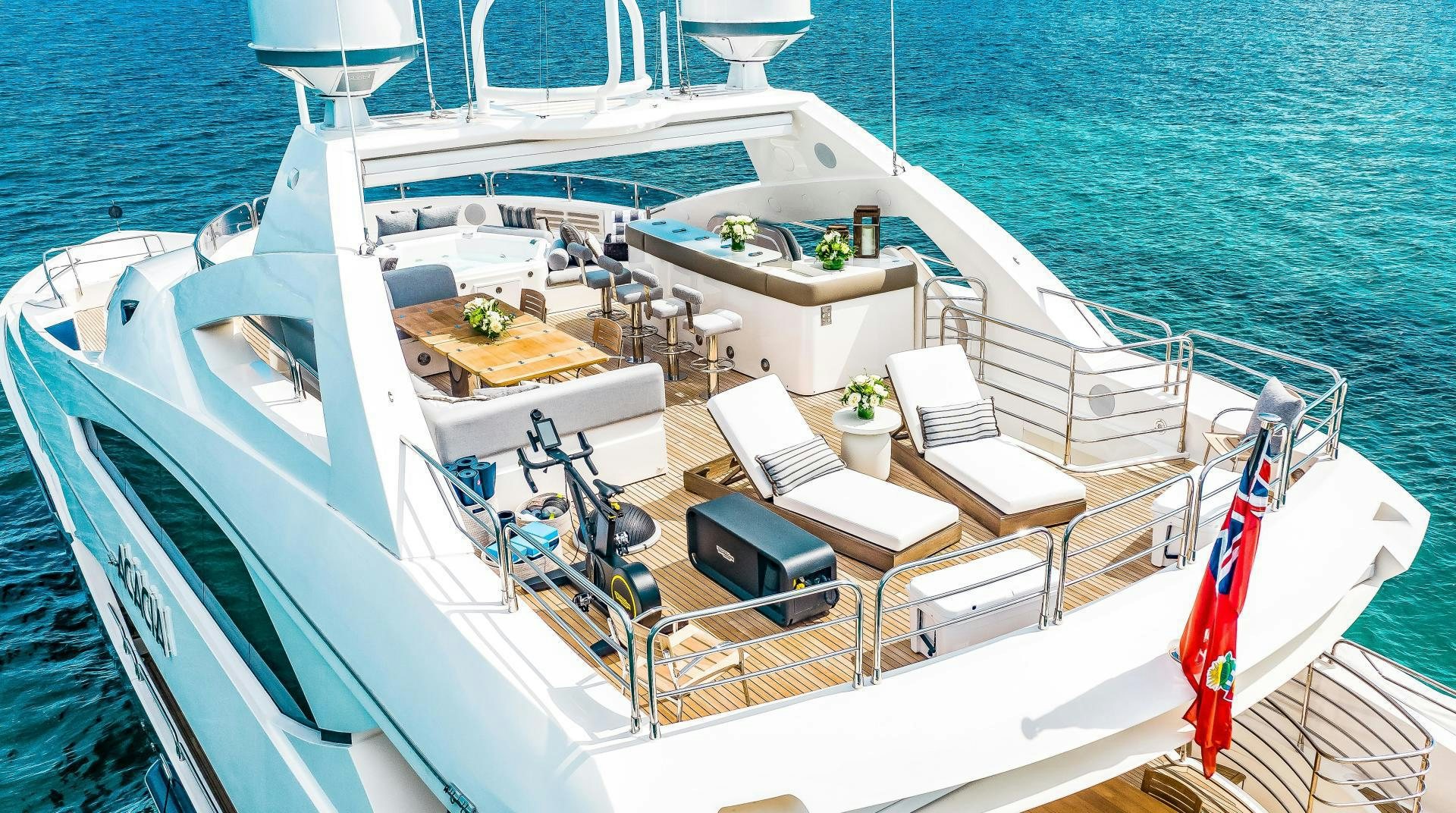 a boat on the water aboard ACACIA Yacht for Sale