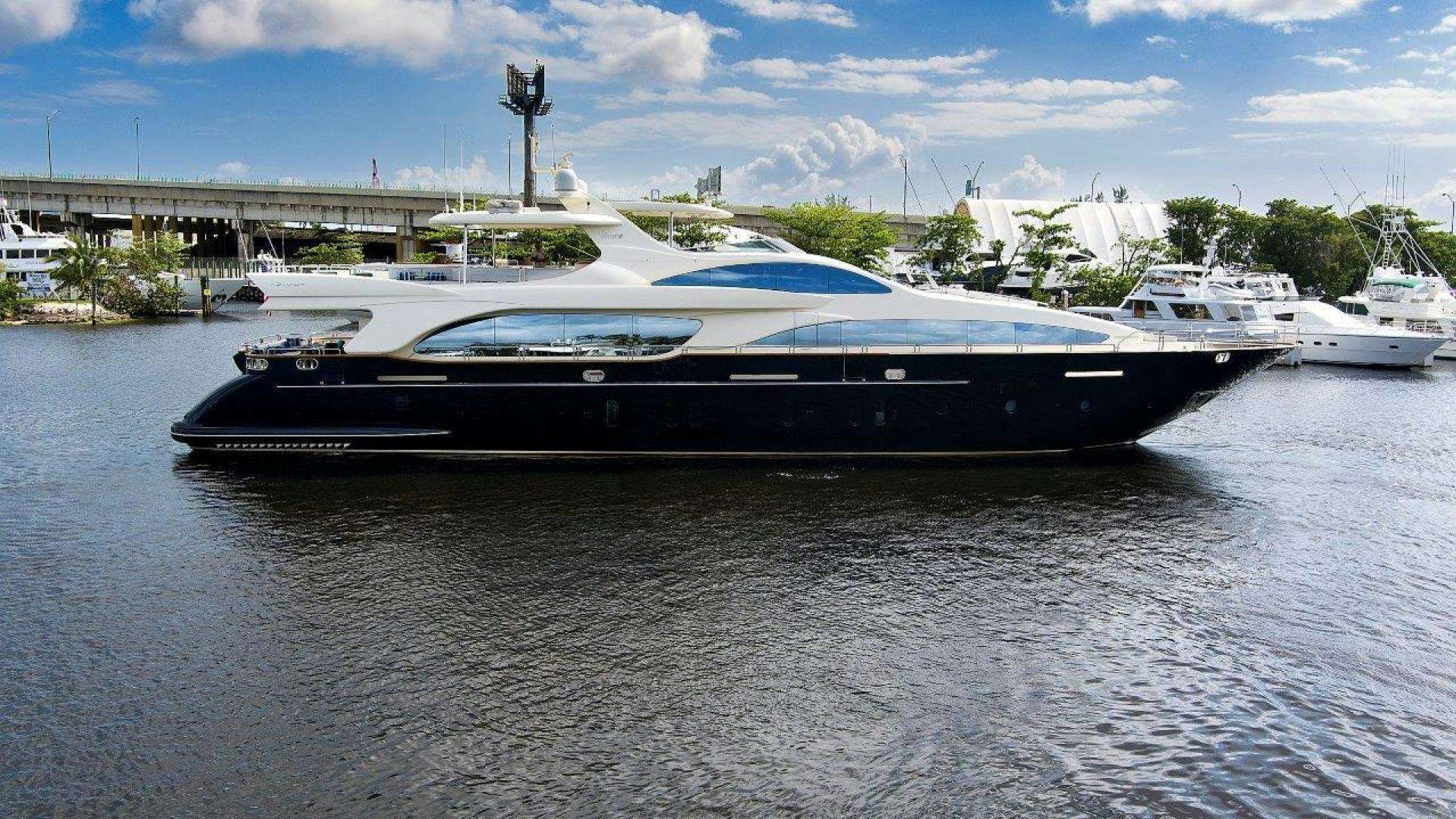 a boat on the water aboard VIVERE Yacht for Sale