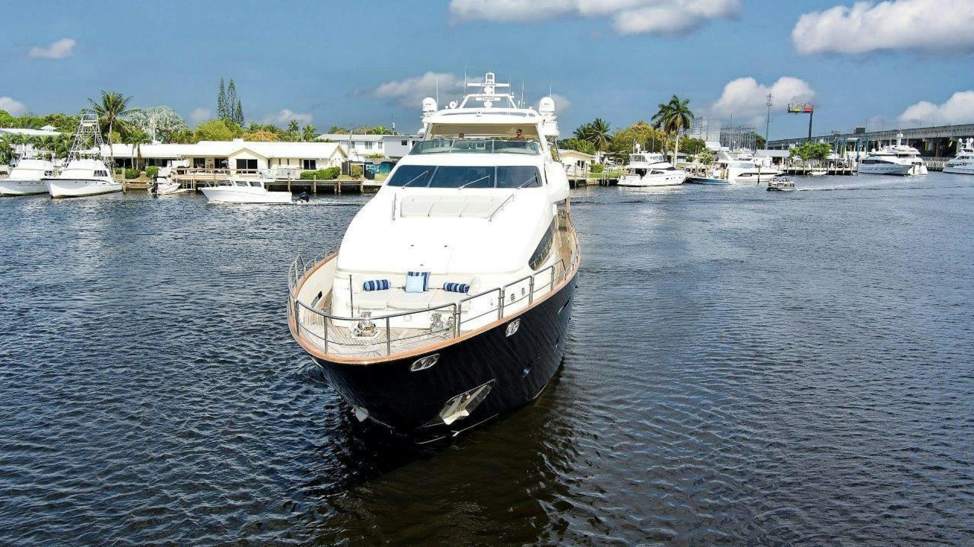 a boat in the water aboard VIVERE Yacht for Sale