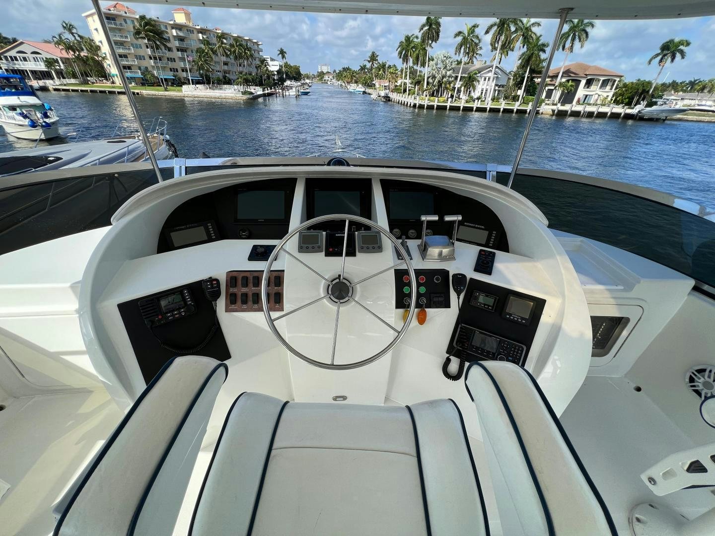 a boat on the water aboard MAGIC MOMENTS Yacht for Sale