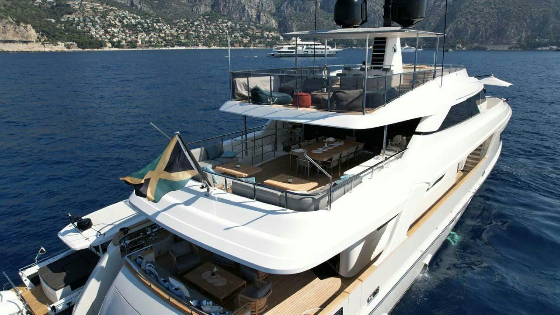 a boat on the water aboard AWAY Yacht for Sale