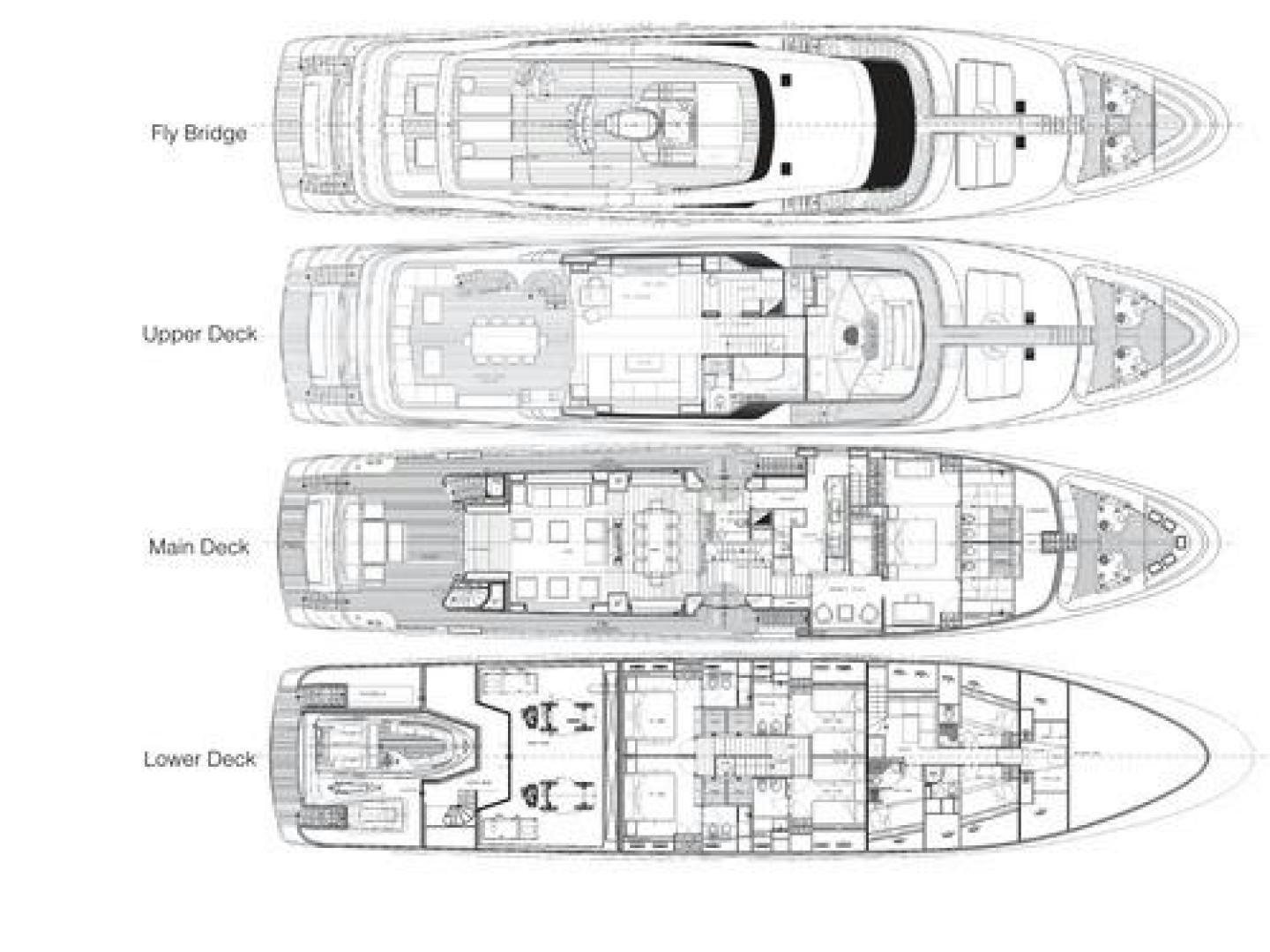 diagram, engineering drawing aboard AWAY Yacht for Sale