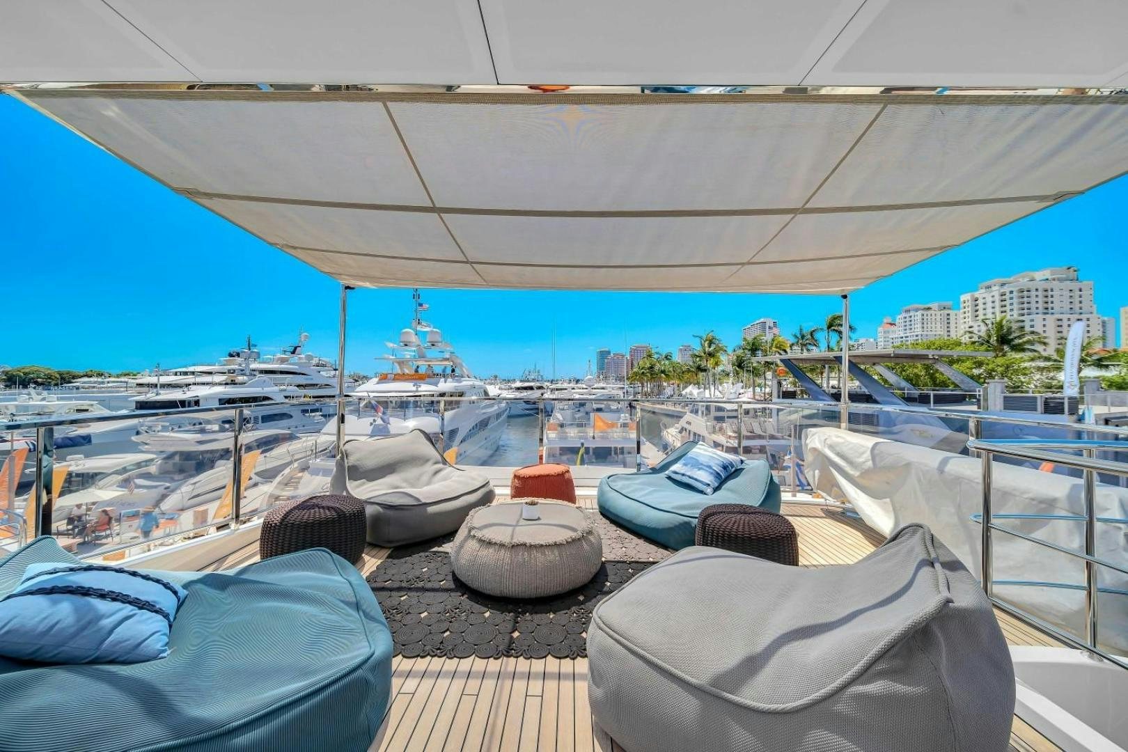 a boat on the water aboard AWAY Yacht for Charter