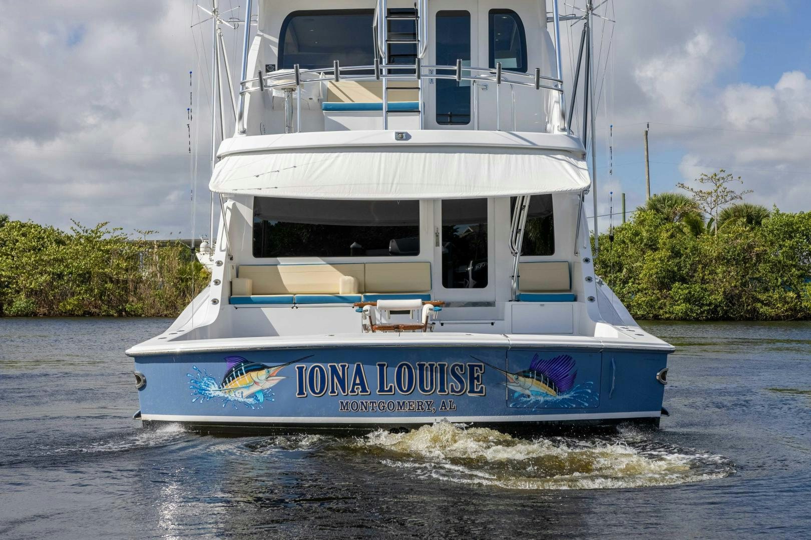 a boat on the water aboard IONA LOUISE Yacht for Sale