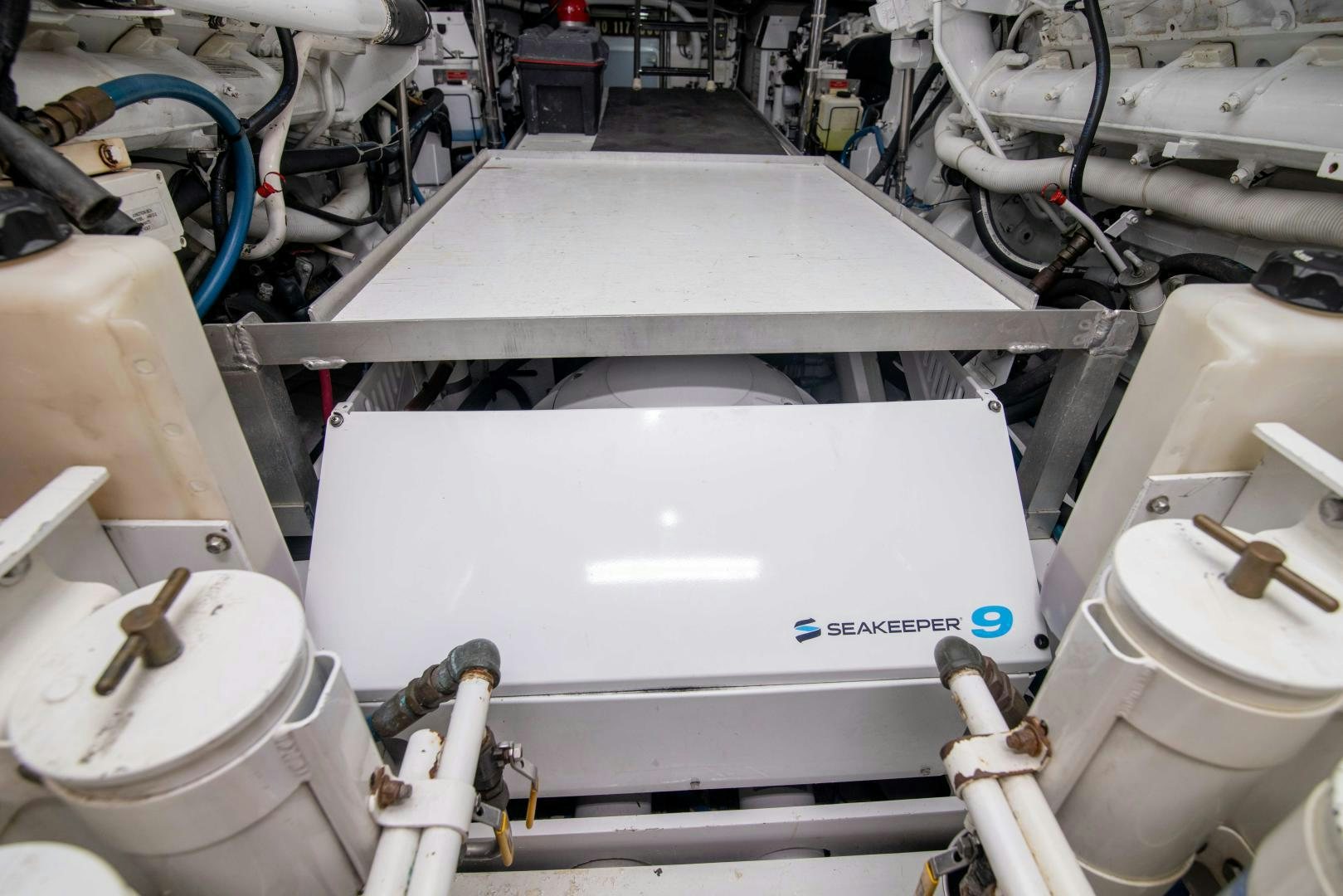 a machine with pipes aboard IONA LOUISE Yacht for Sale