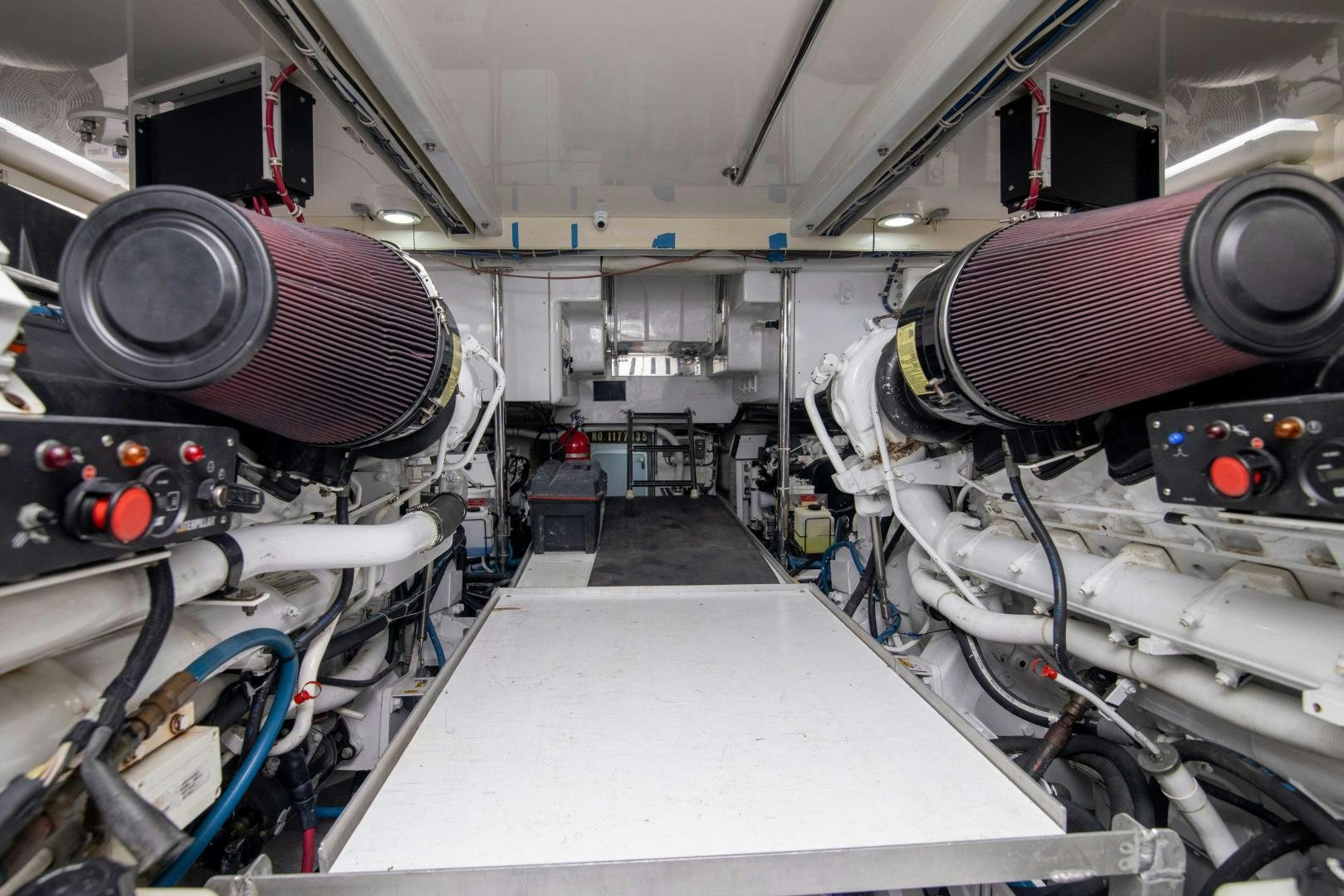 a large factory with machinery aboard IONA LOUISE Yacht for Sale