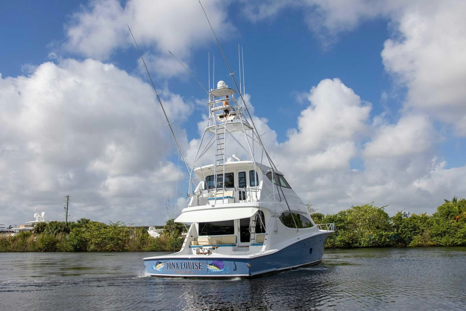 a boat on the water aboard IONA LOUISE Yacht for Sale