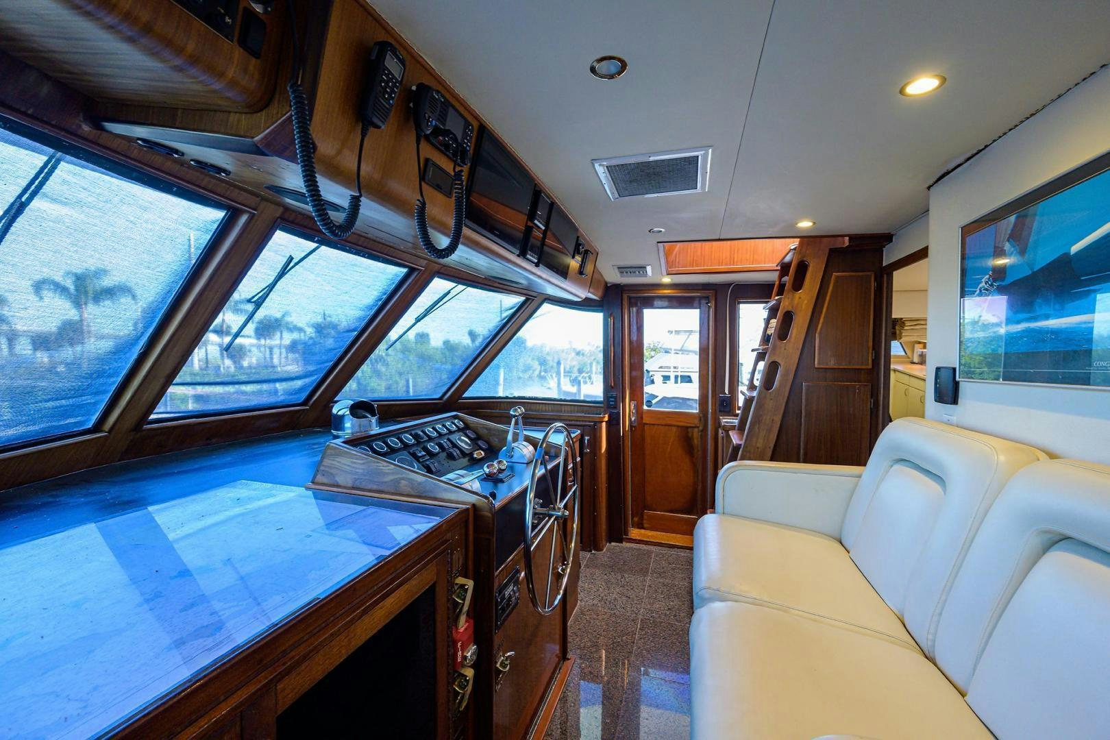 inside of a bus aboard CHRISTIE LEE Yacht for Sale