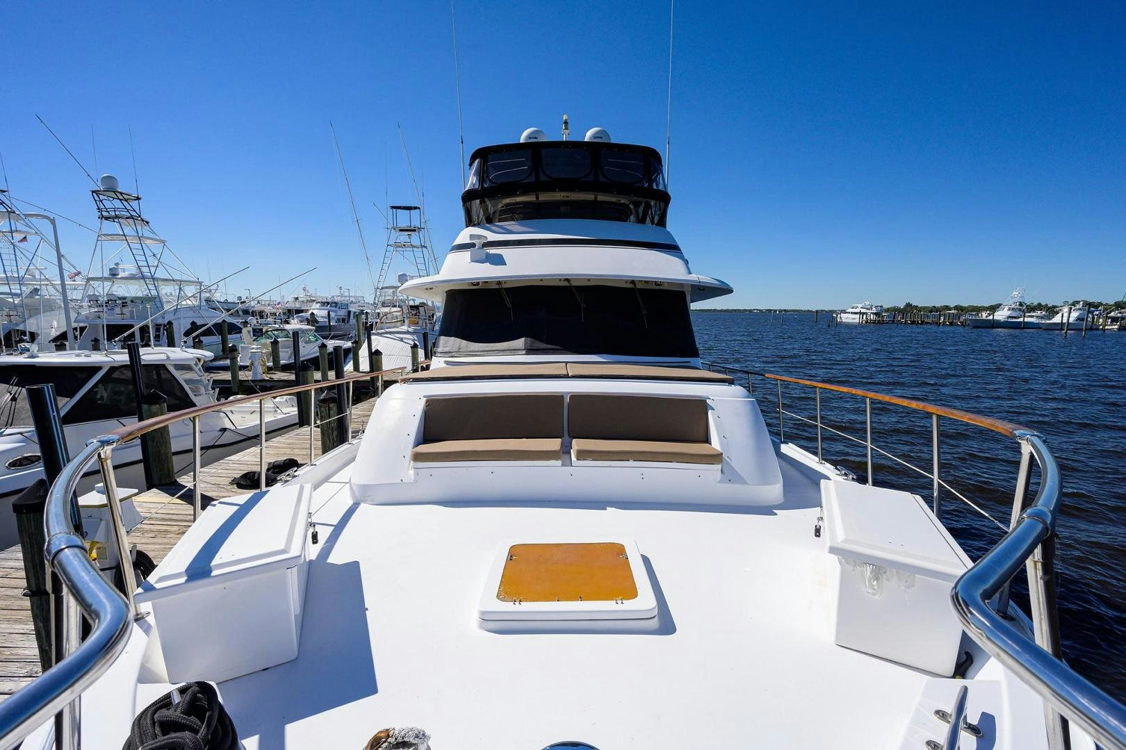 a boat on the water aboard CHRISTIE LEE Yacht for Sale