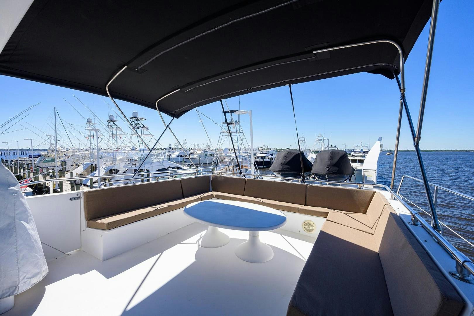 a boat on the water aboard CHRISTIE LEE Yacht for Sale