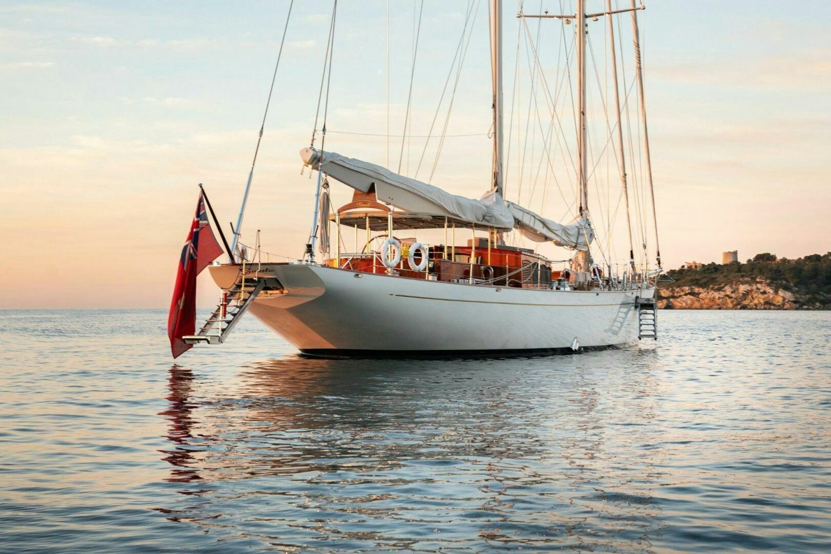 a boat on the water aboard GWEILO Yacht for Sale