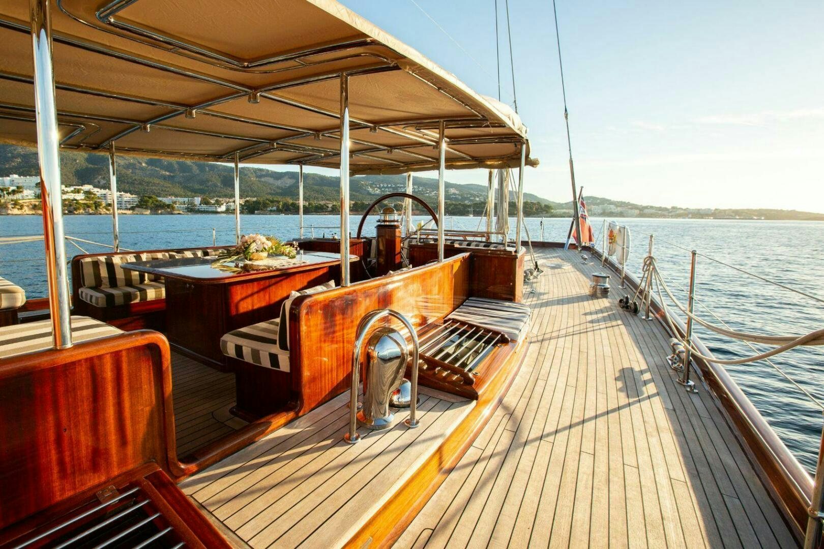 a boat on the water aboard GWEILO Yacht for Sale