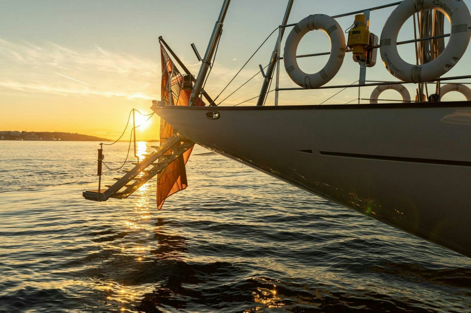 a boat on the water aboard GWEILO Yacht for Sale
