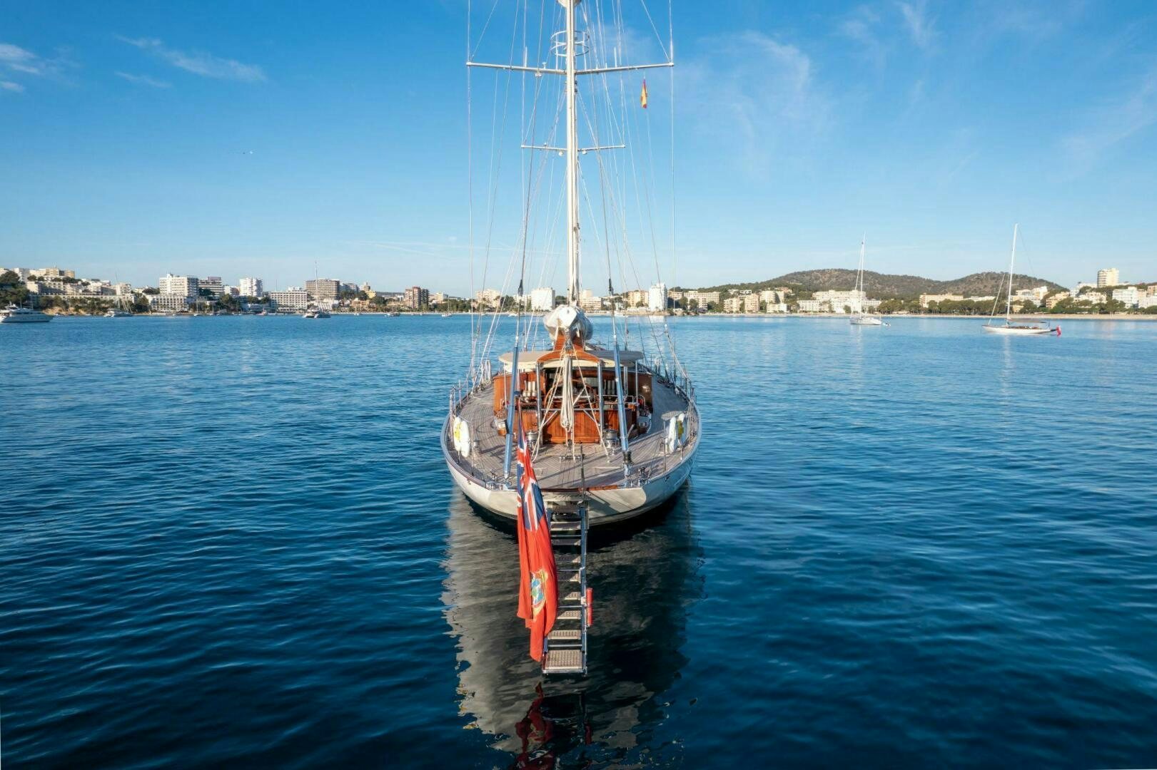 a boat on the water aboard GWEILO Yacht for Sale