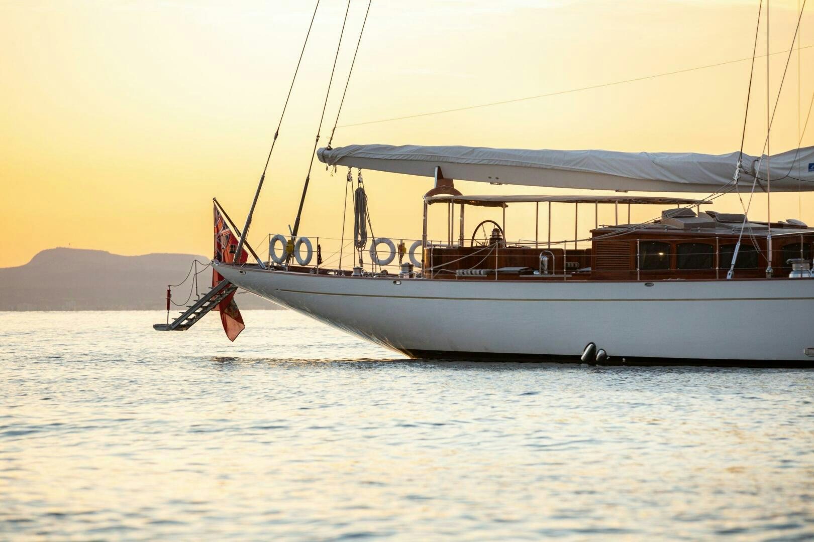 a boat on the water aboard GWEILO Yacht for Sale