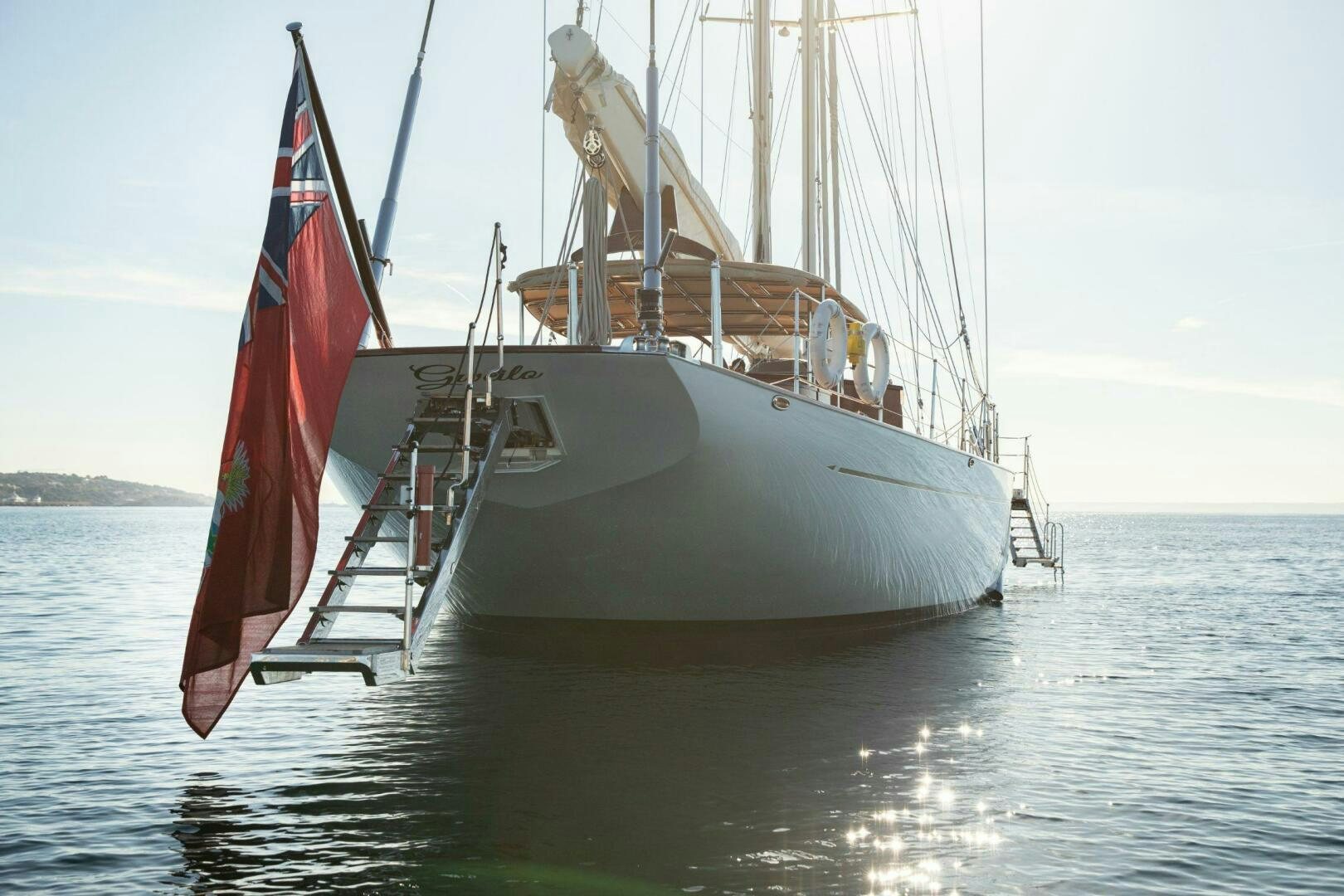 a boat on the water aboard GWEILO Yacht for Sale