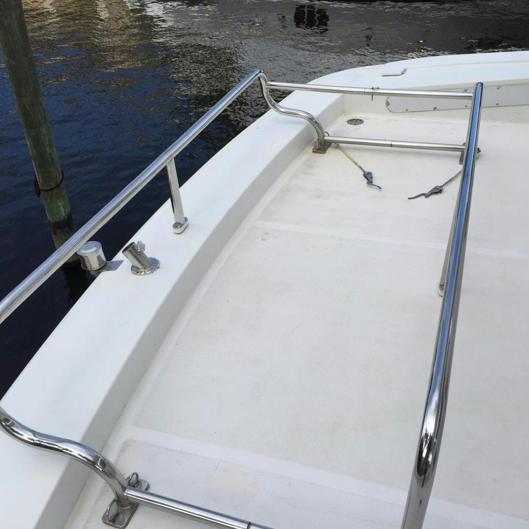 a boat on a body of water aboard UNZIPPED Yacht for Sale