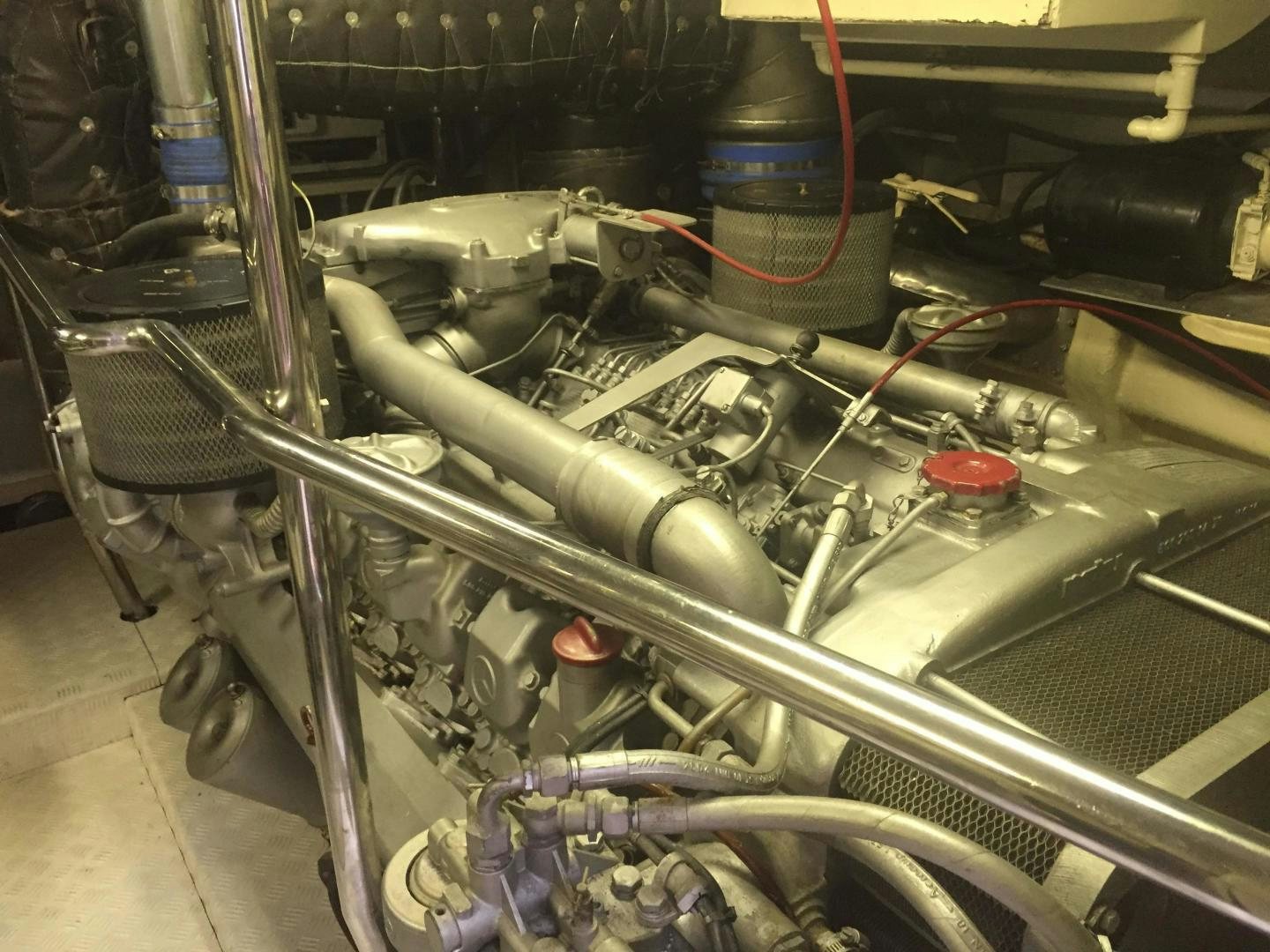 a close-up of a machine aboard UNZIPPED Yacht for Sale