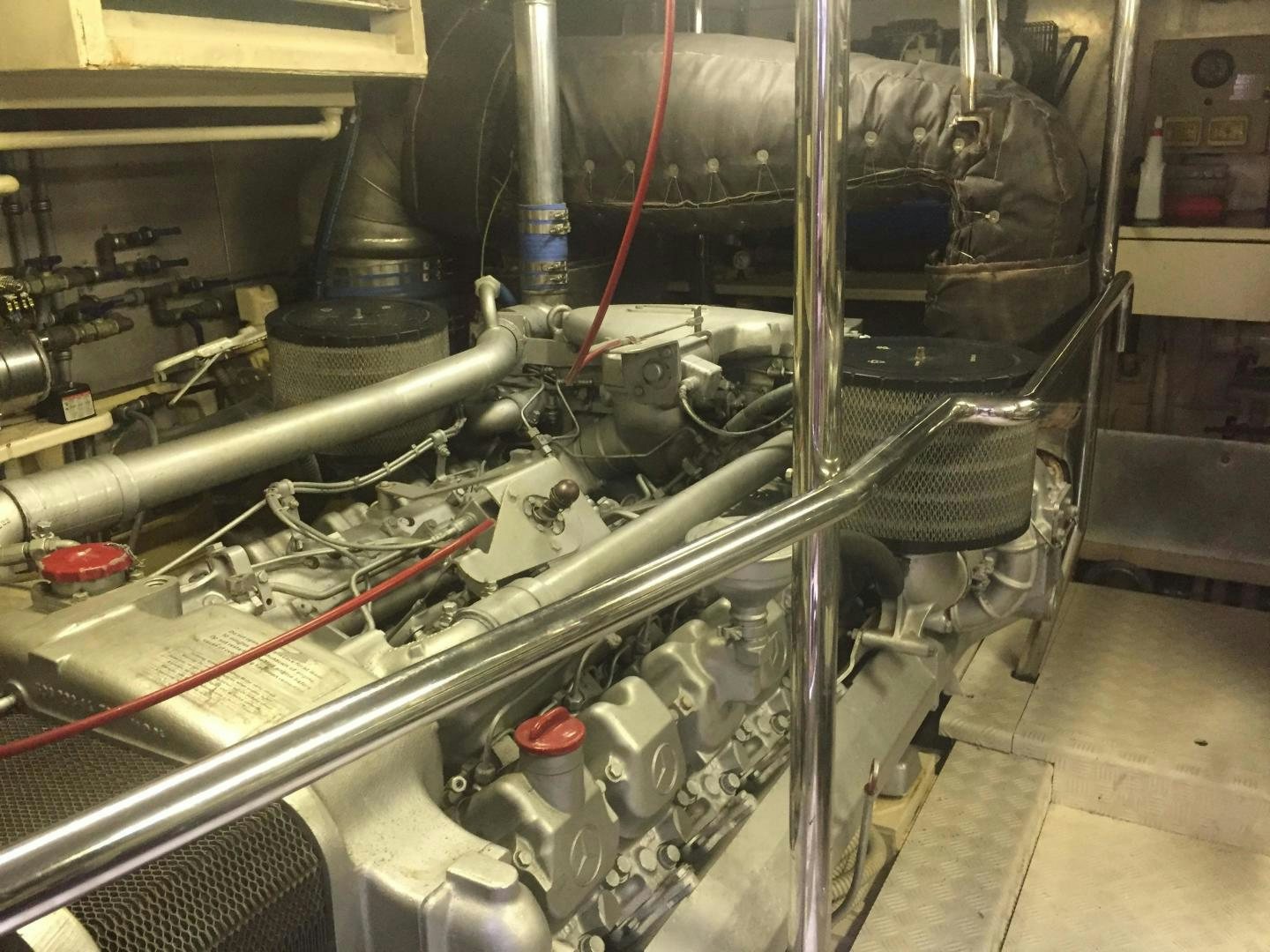 a close-up of a machine aboard UNZIPPED Yacht for Sale