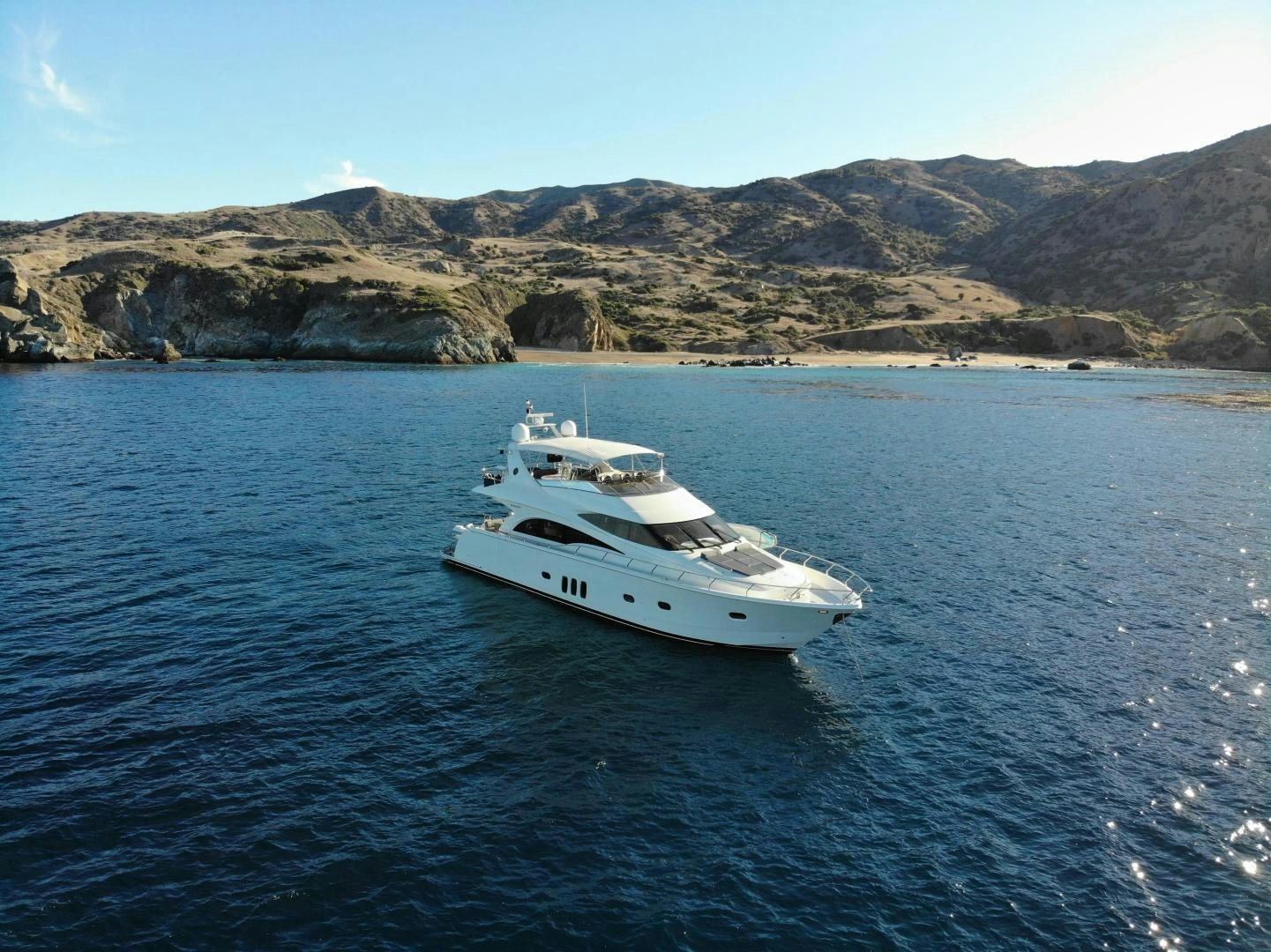 a boat in the water aboard STARTING OVER Yacht for Sale