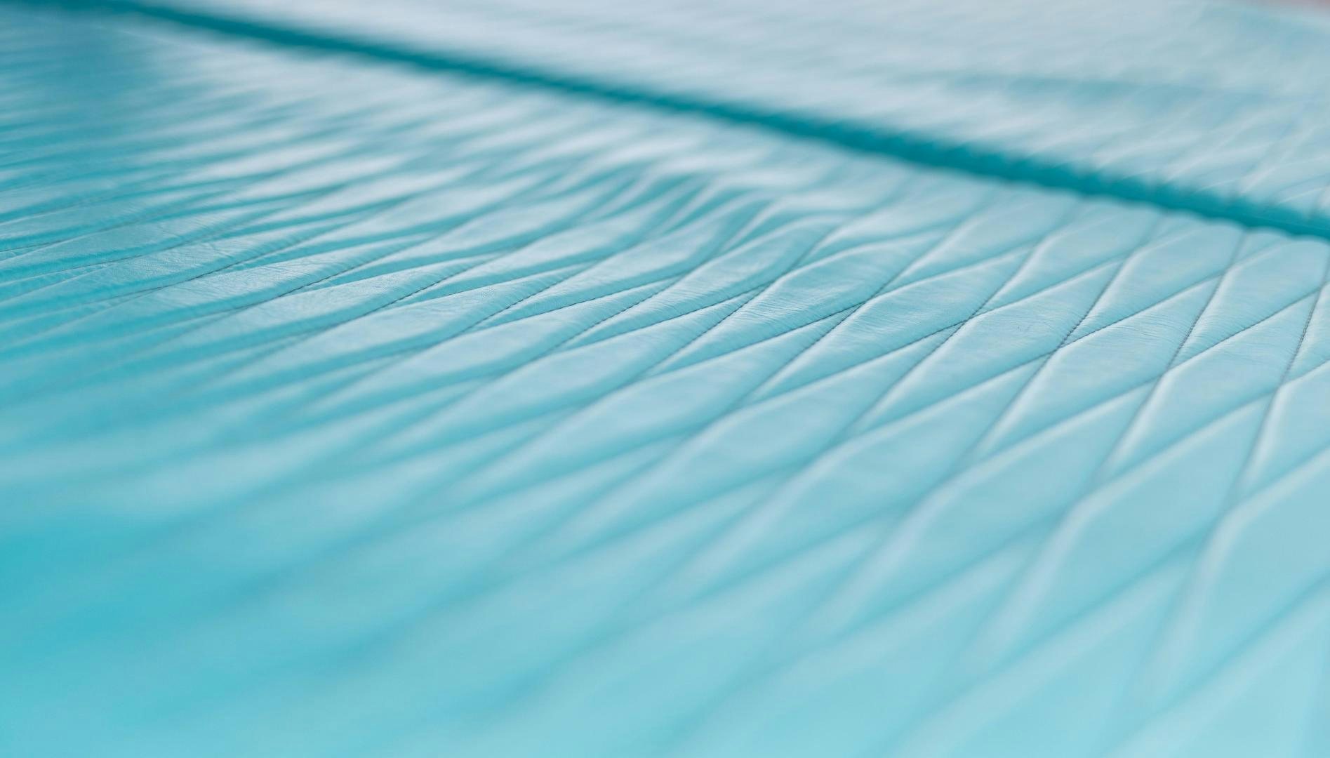 a close-up of a blue pool aboard ROCK STAR 2.0 Yacht for Sale