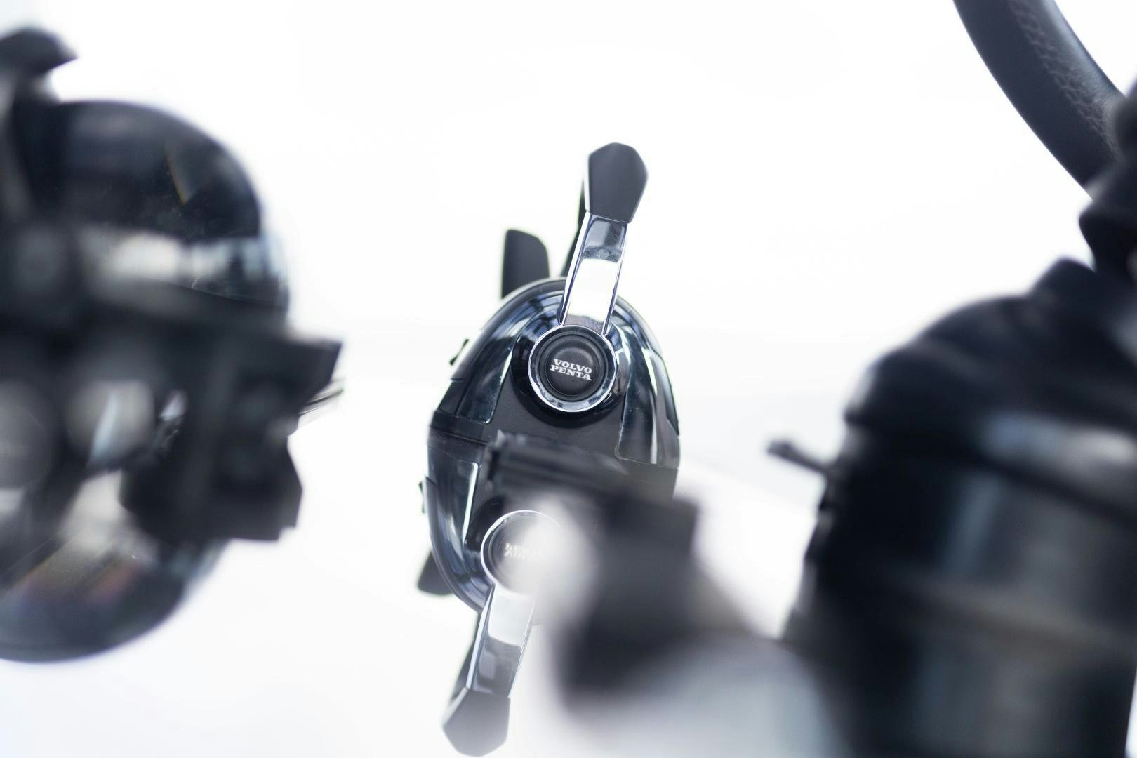 a person wearing a black helmet aboard ROCK STAR 2.0 Yacht for Sale