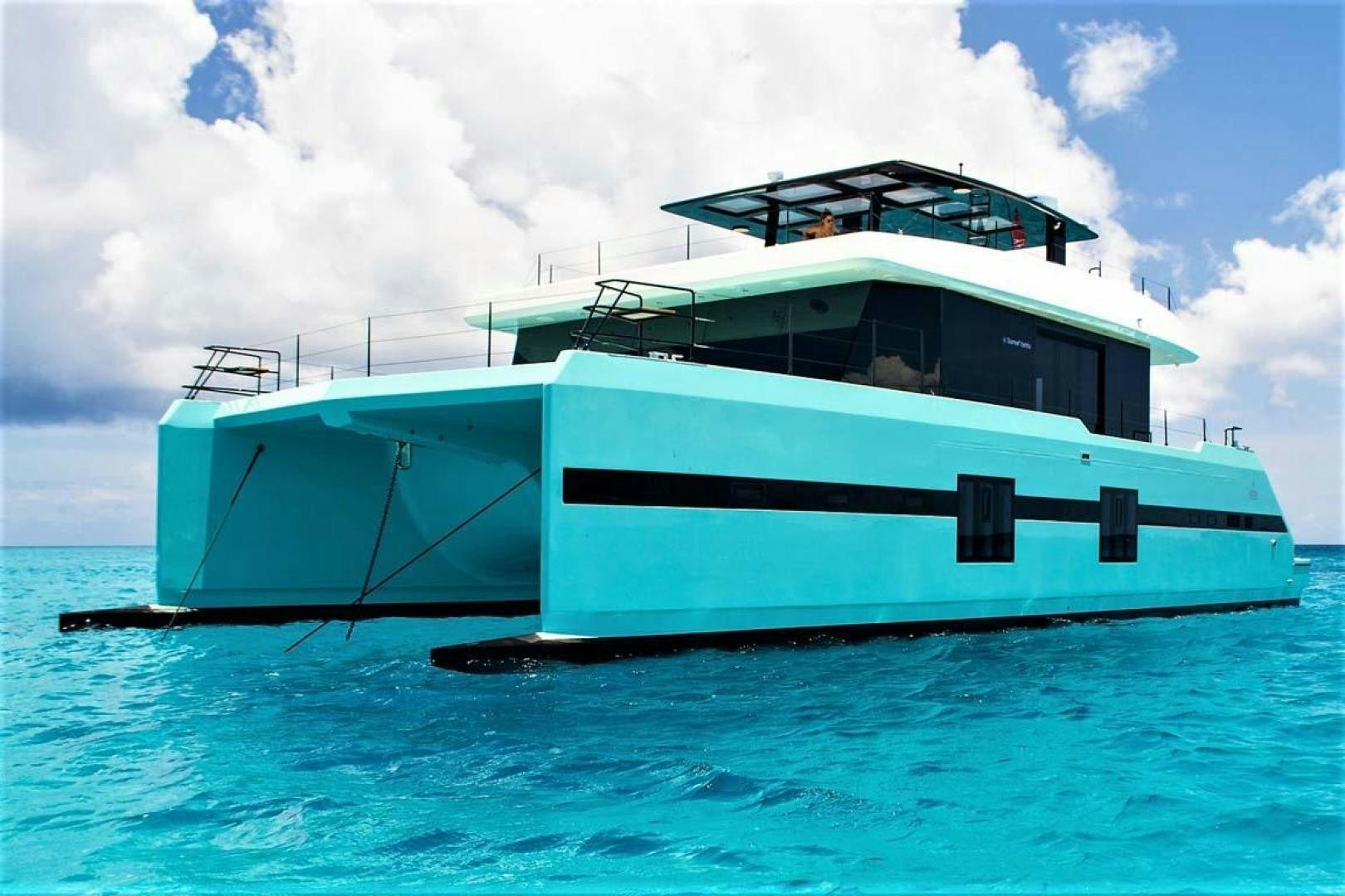 a boat in the water aboard ROCK STAR 2.0 Yacht for Sale