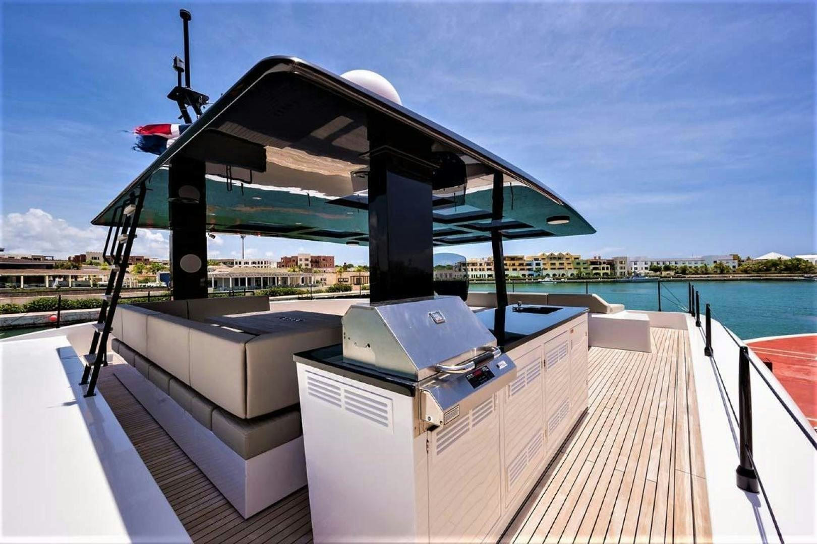 a boat on a body of water aboard ROCK STAR 2.0 Yacht for Sale