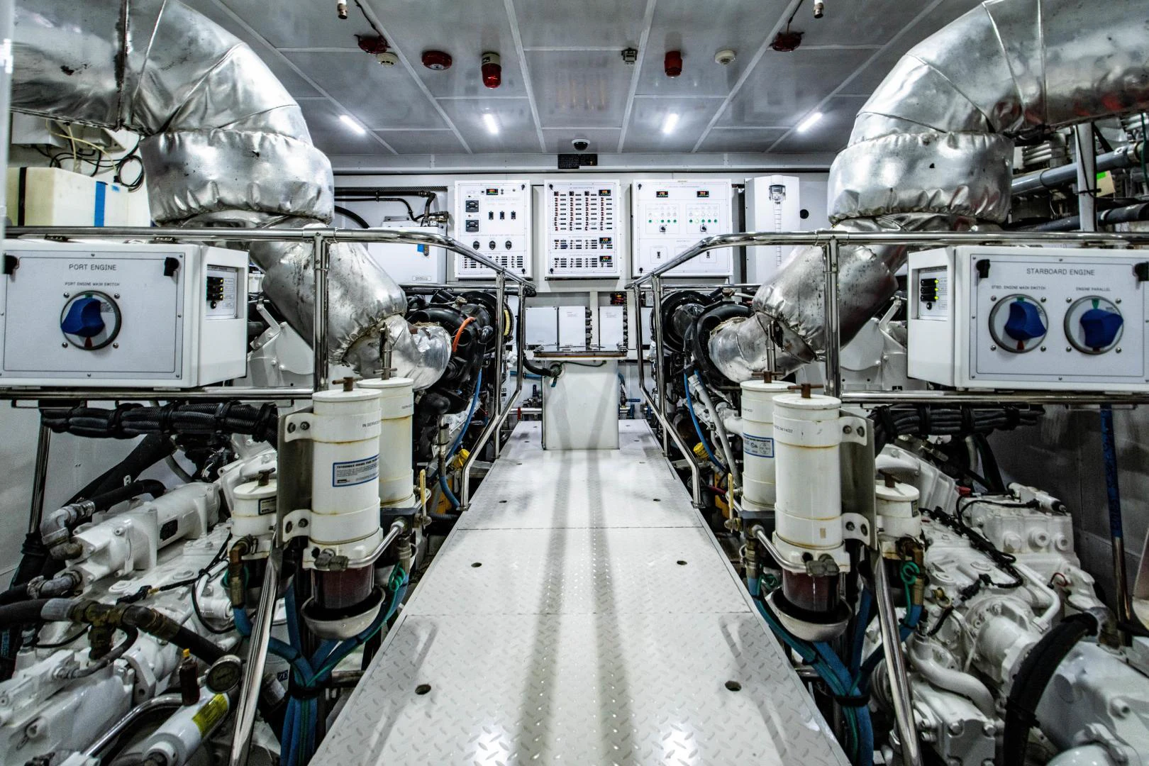 a room with several machines aboard RENAISSANCE Yacht for Sale