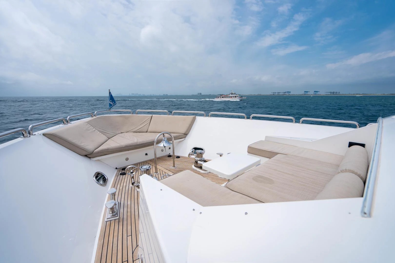 a boat on the water aboard RENAISSANCE Yacht for Sale
