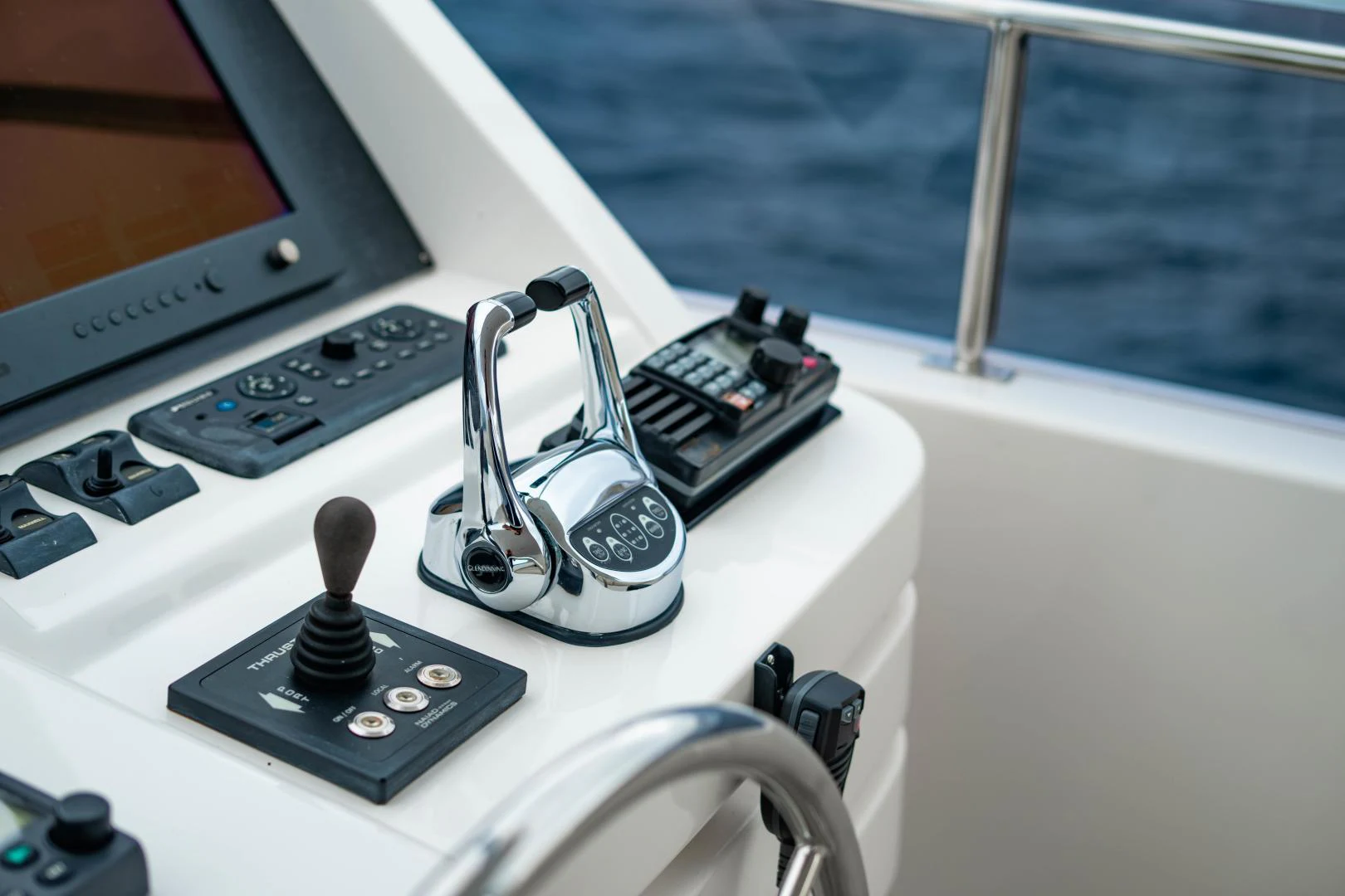 a close-up of a car aboard RENAISSANCE Yacht for Sale