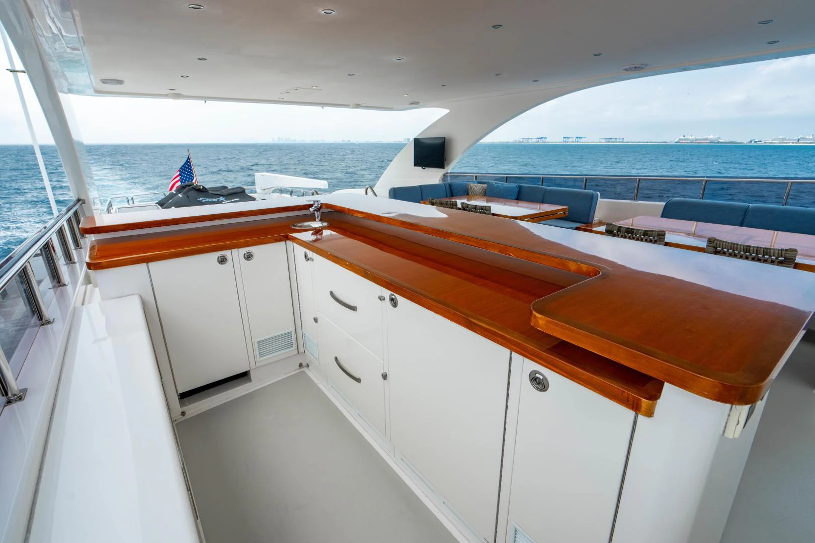 a boat on the water aboard RENAISSANCE Yacht for Sale